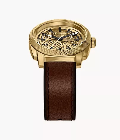 zegarek Fossil ME3278 automatyczny męski Męskie MACHINE AUTOMATIC LITEHIDE LEATHER - miniatura 11