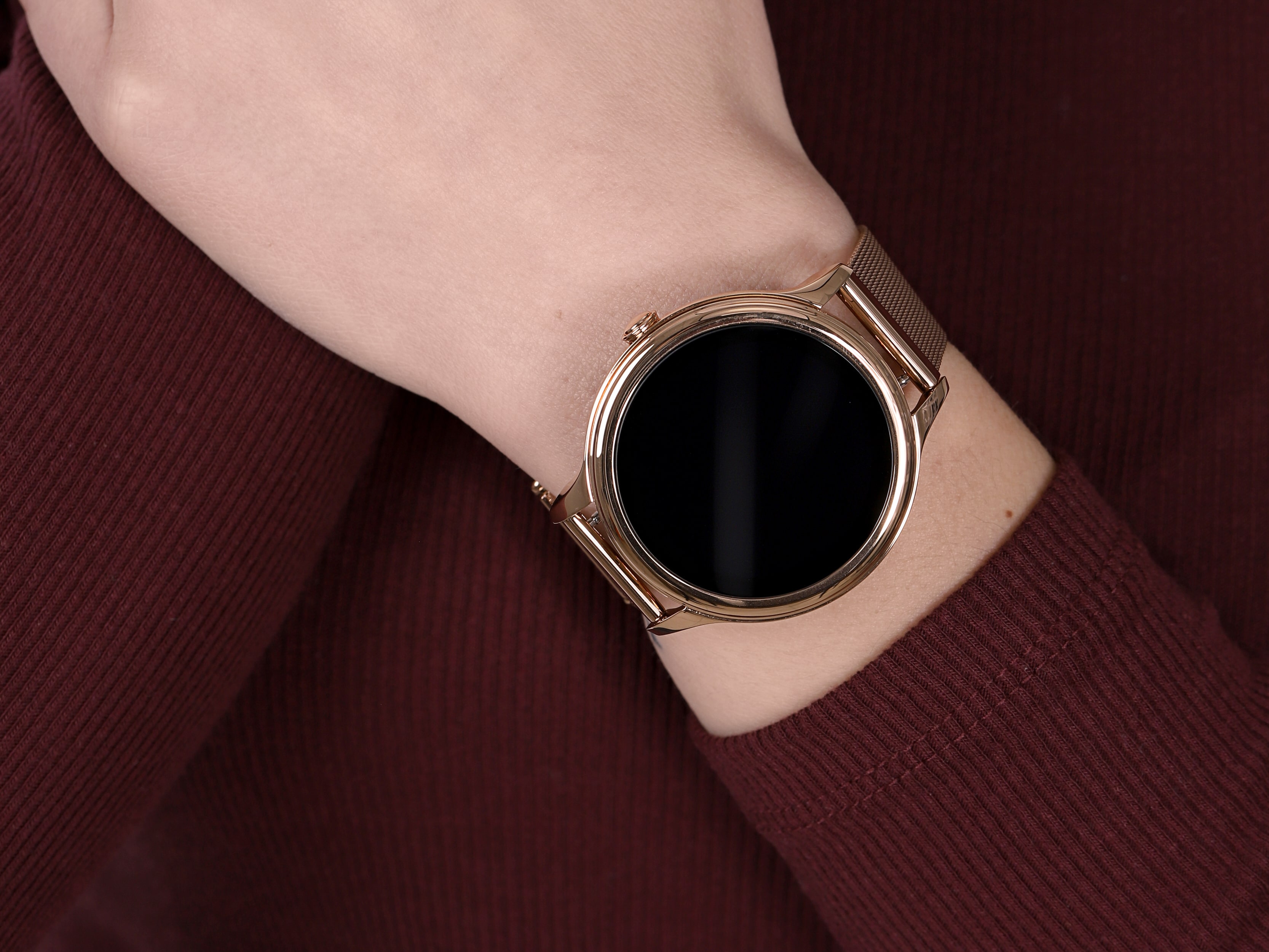 zegarek Fossil Smartwatch FTW6068 GEN 5E SMARTWATCH - ROSE GOLD Fossil Q mineralne - miniatura 4