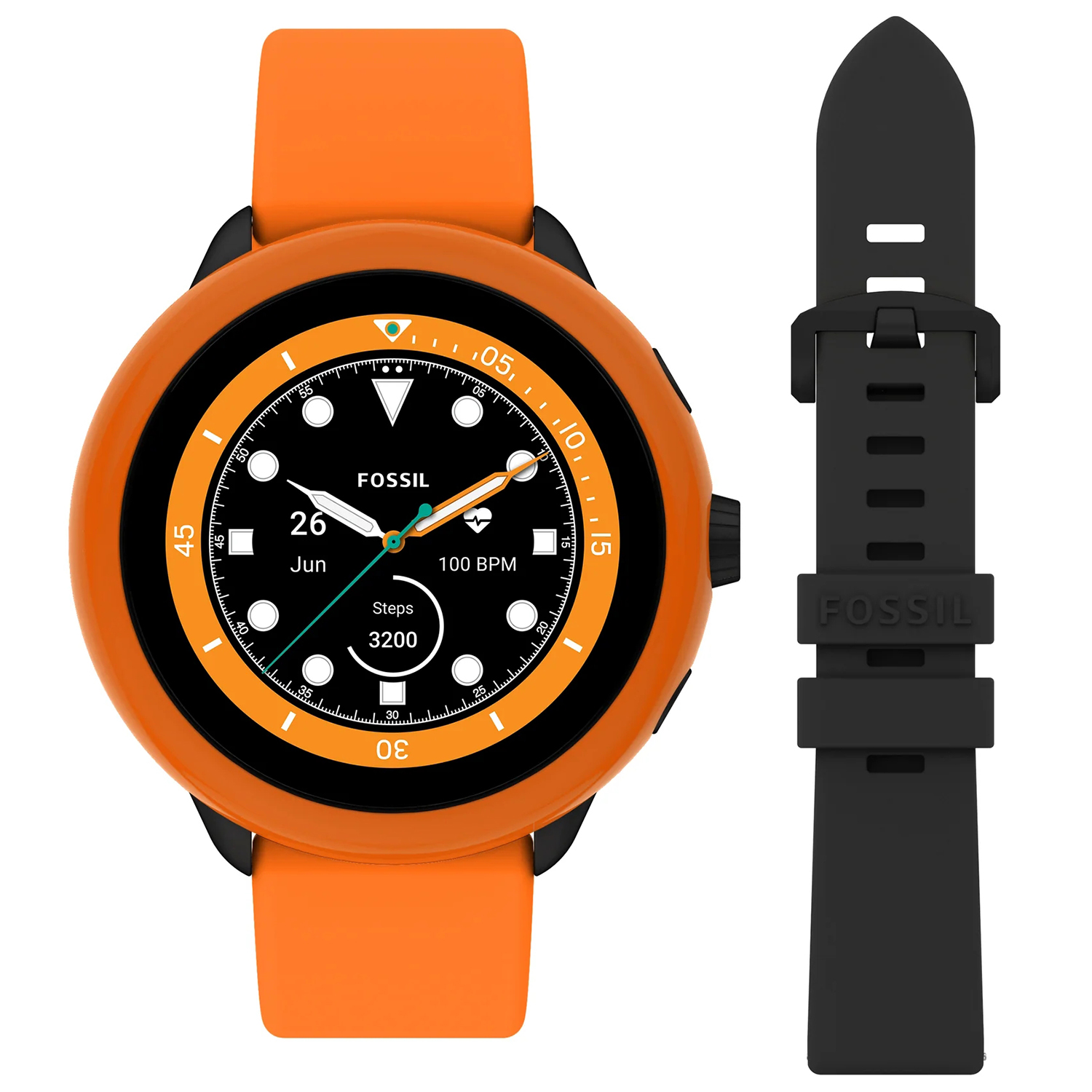 zegarek Fossil Smartwatches FTW4074SET złoty Fossil Q - miniatura 6