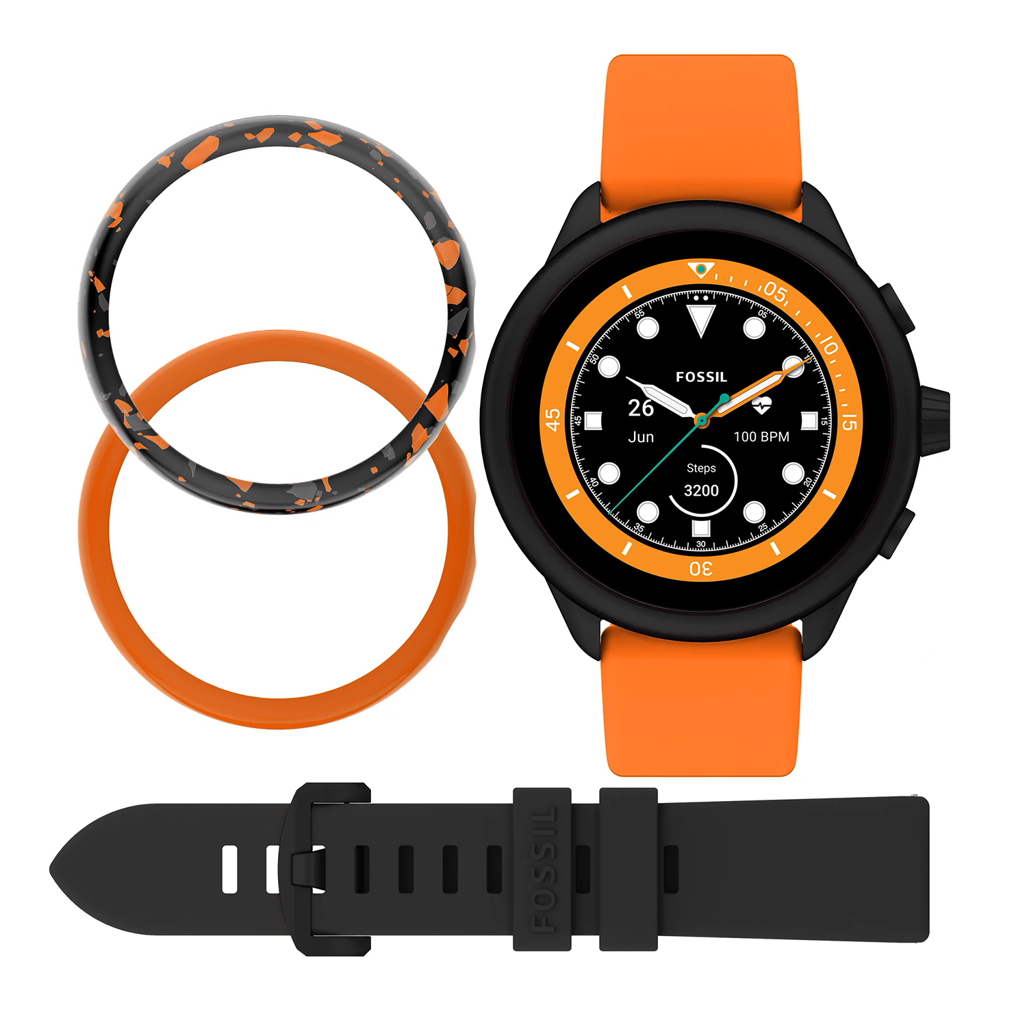 zegarek Fossil Smartwatches FTW4074SETR czarny Fossil Q - miniatura 7