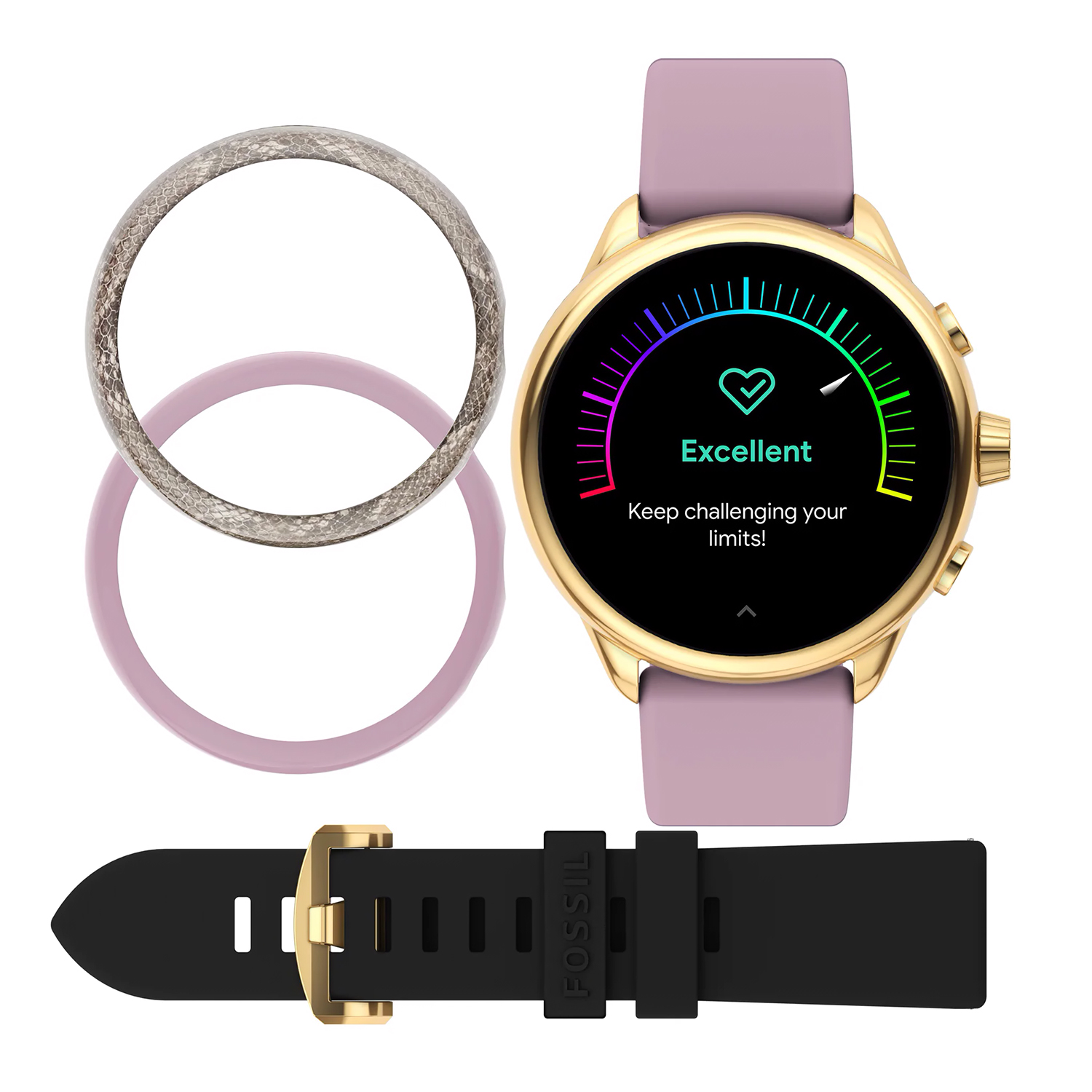 zegarek Fossil Smartwatches FTW4075SET złoty Fossil Q - miniatura 7