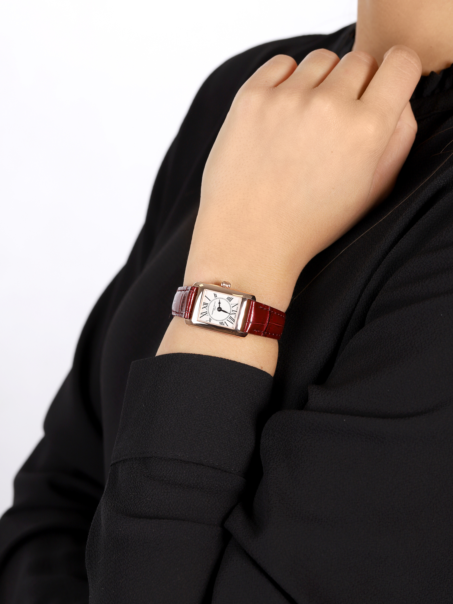 zegarek Frederique Constant FC-200MC14 kwarcowy damski Classics CLASSICS CARREE LADIES - miniatura 3