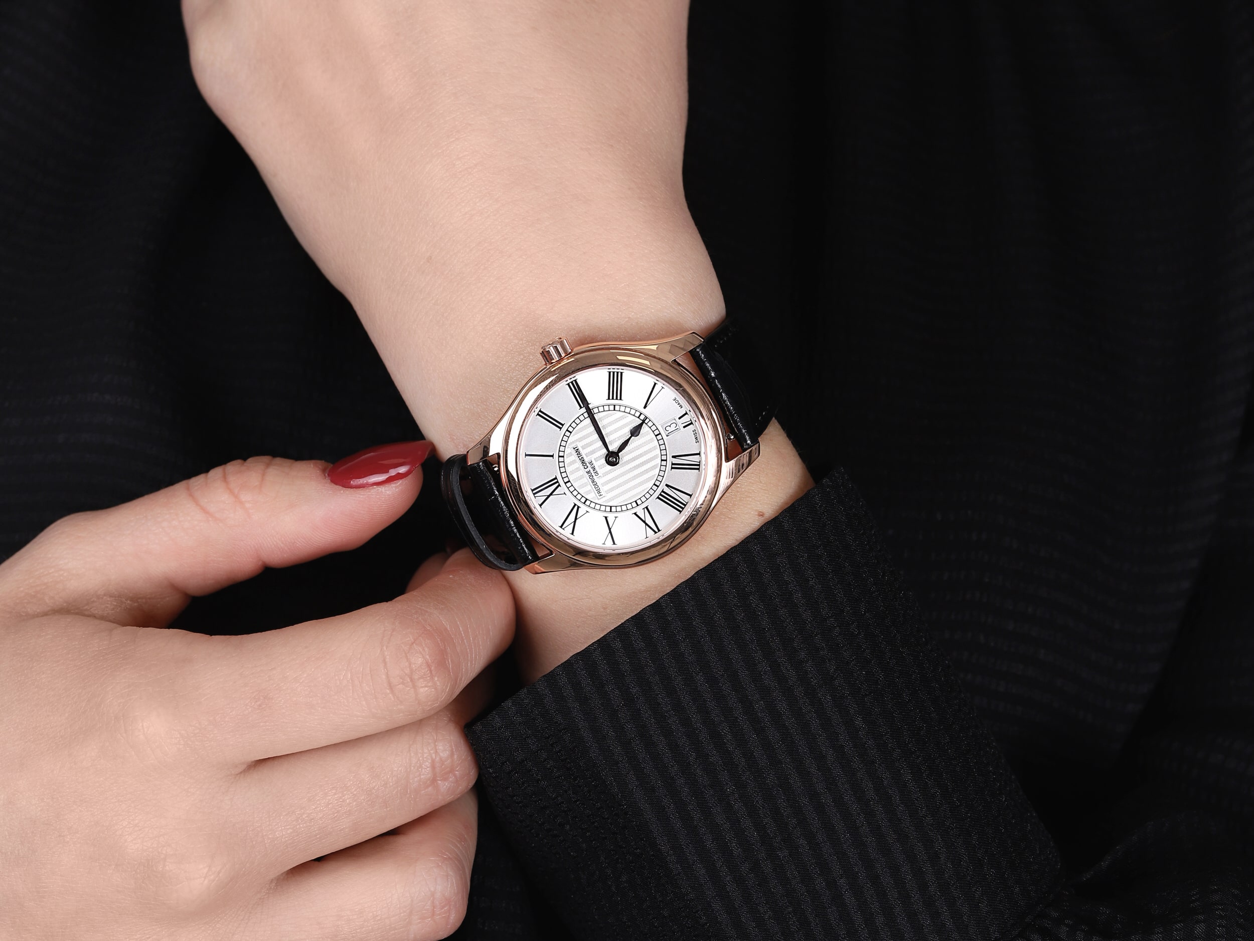 zegarek Frederique Constant FC-220MS3B4 kwarcowy damski Classics CLASSICS LADIES QUARTZ - miniatura 4