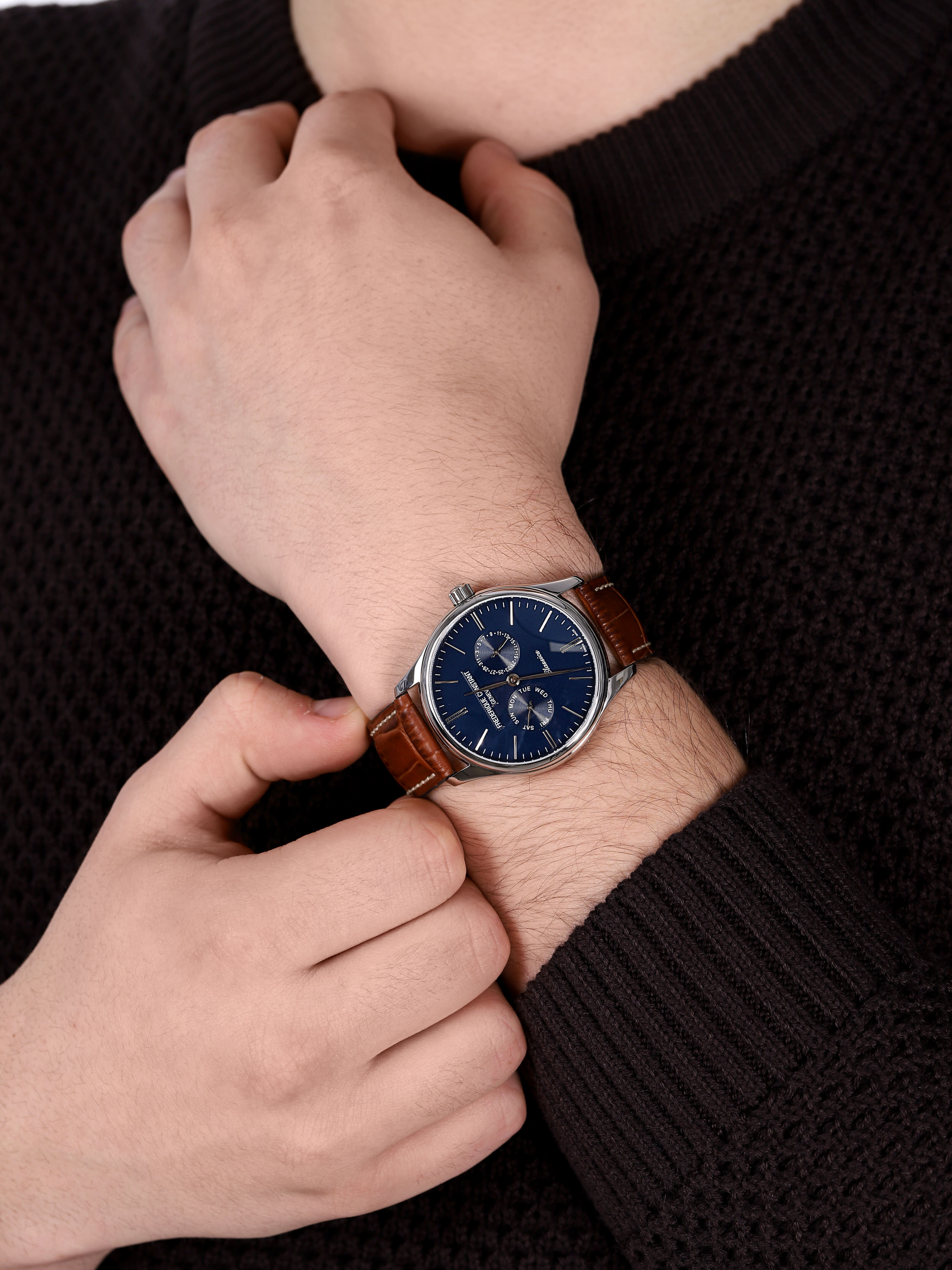 zegarek Frederique Constant FC-259NT5B6 kwarcowy męski Classics CLASSICS GENTS QUARTZ - miniatura 3