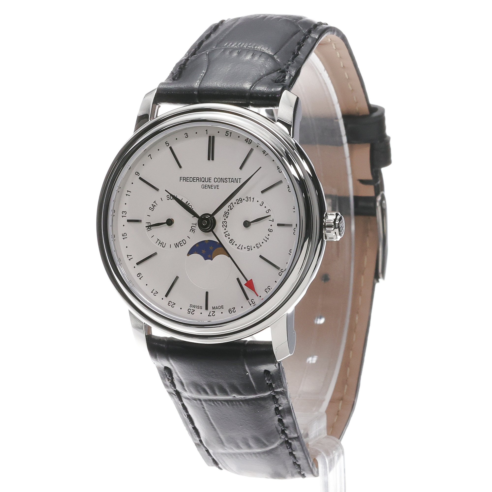 zegarek Frederique Constant FC-270SW4P26 kwarcowy męski Classics CLASSICS INDEX BUSINESS TIMER - miniatura 2