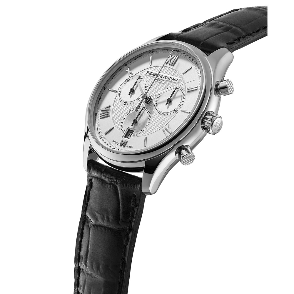 zegarek Frederique Constant FC-292MS5B6 męski z chronograf Classics - miniatura 2