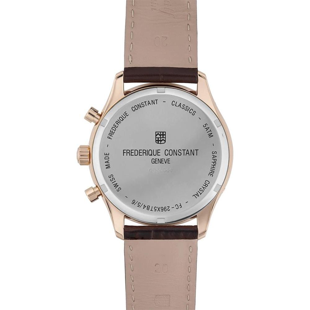 zegarek Frederique Constant FC-296SW5B4 CLASSICS QUARTZ CHRONOGRAPH TRIPLE CALENDAR męski z chronograf Classics - miniatura 3