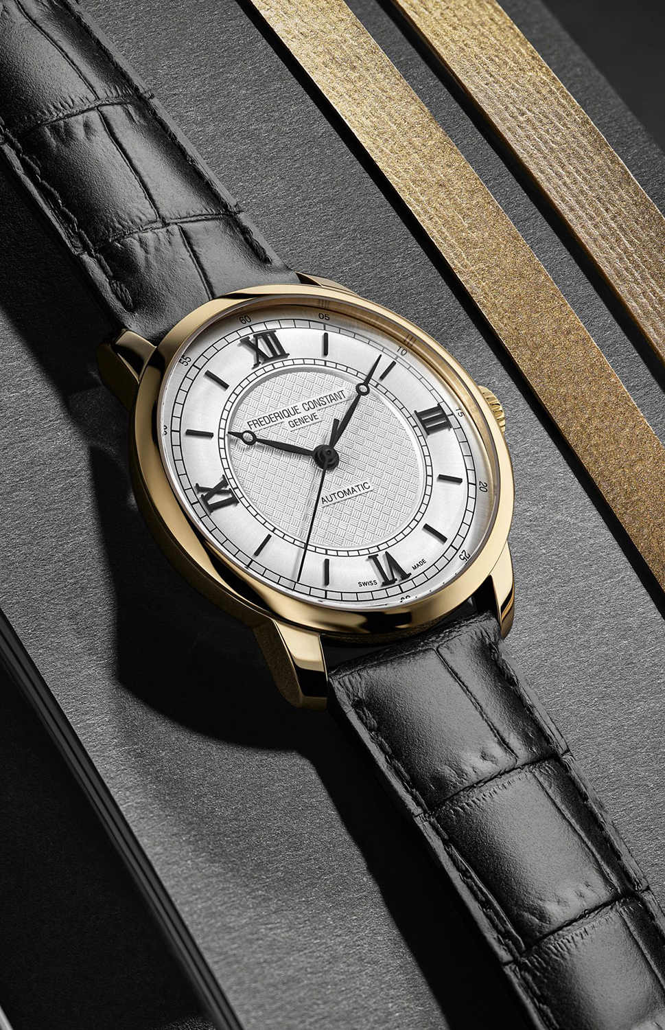 zegarek Frederique Constant FC-301S3B5 automatyczny męski Classics CLASSICS PREMIER - miniatura 4