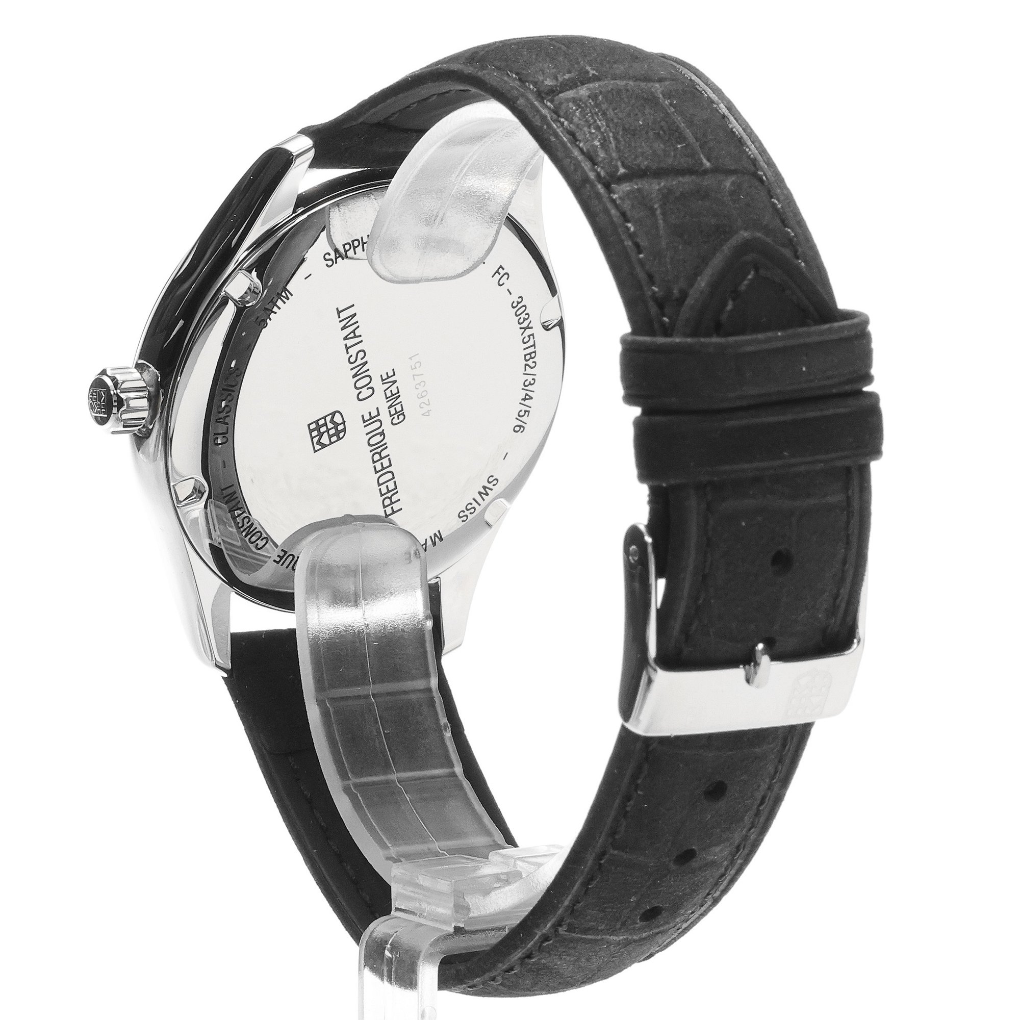 zegarek Frederique Constant FC-303NB5B6 automatyczny męski Classics CLASSICS INDEX AUTOMATIC - miniatura 4