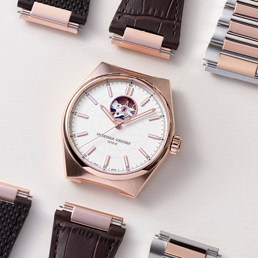 zegarek Frederique Constant FC-310B4NH6B srebrny Highlife
