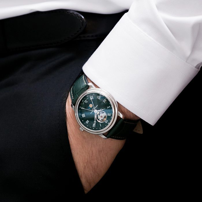 zegarek Frederique Constant FC-335MCGRW4P26 automatyczny męski Classics - miniatura 6