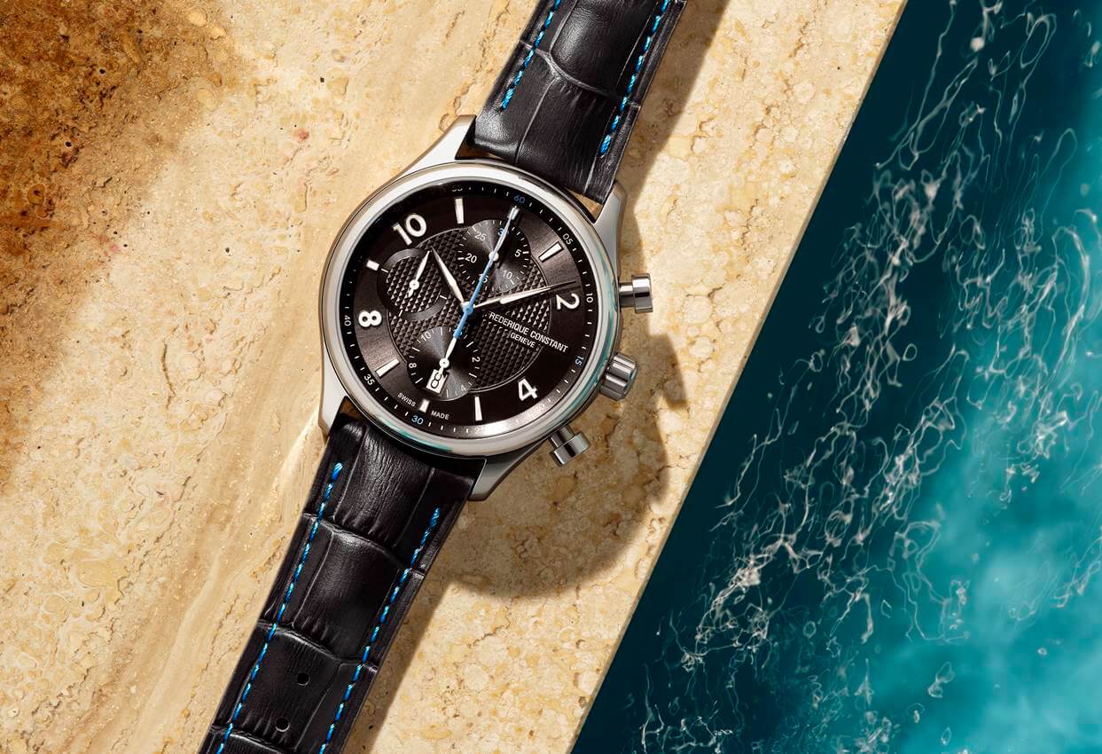 zegarek Frederique Constant FC-392RMG5B6 automatyczny męski Runabout RUNABOUT RHS CHRONOGRAPH AUTOMATIC - miniatura 6