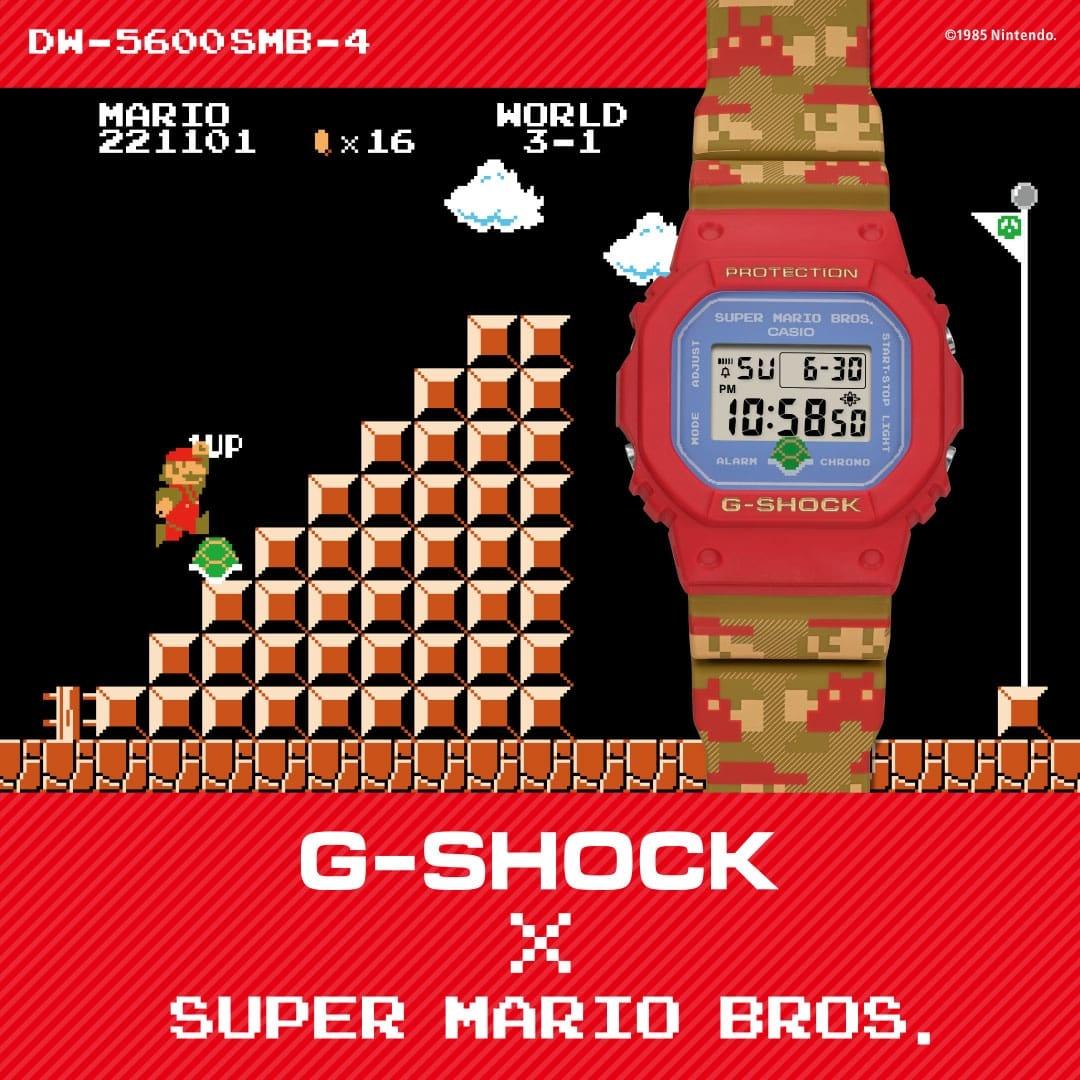 zegarek G-SHOCK DW-5600SMB-4ER czerwony G-SHOCK