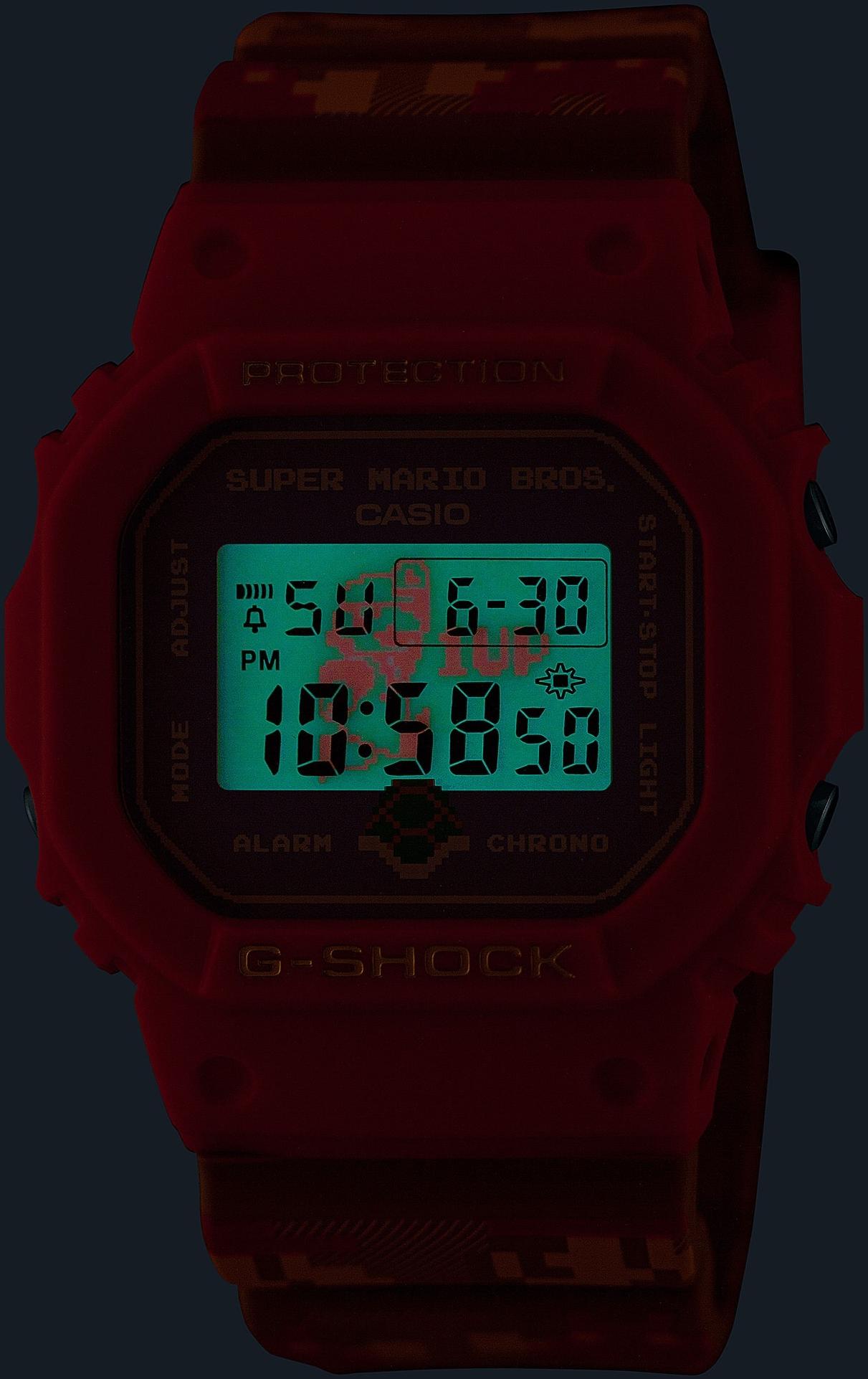 zegarek G-SHOCK DW-5600SMB-4ER kwarcowy męski G-SHOCK Super Mario Brothers