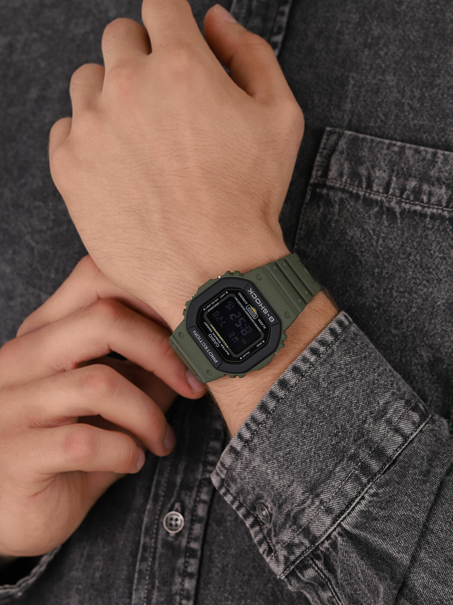 zegarek G-SHOCK DW-5610SU-3ER kwarcowy męski G-SHOCK Original - miniatura 3