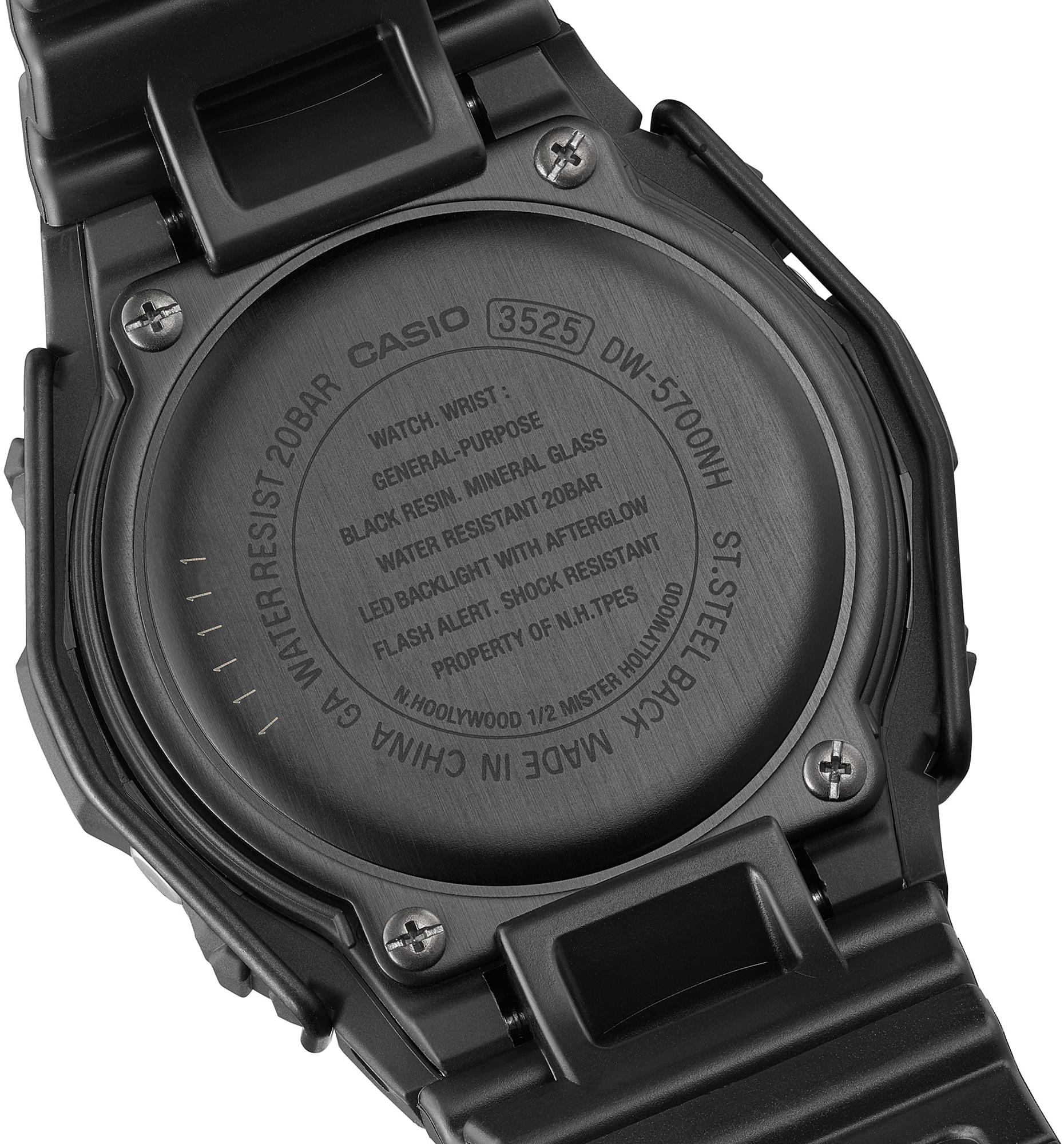 zegarek G-SHOCK DW-5700NH-1DR kwarcowy męski G-SHOCK NHoolywood 10th Collaboration - miniatura 8