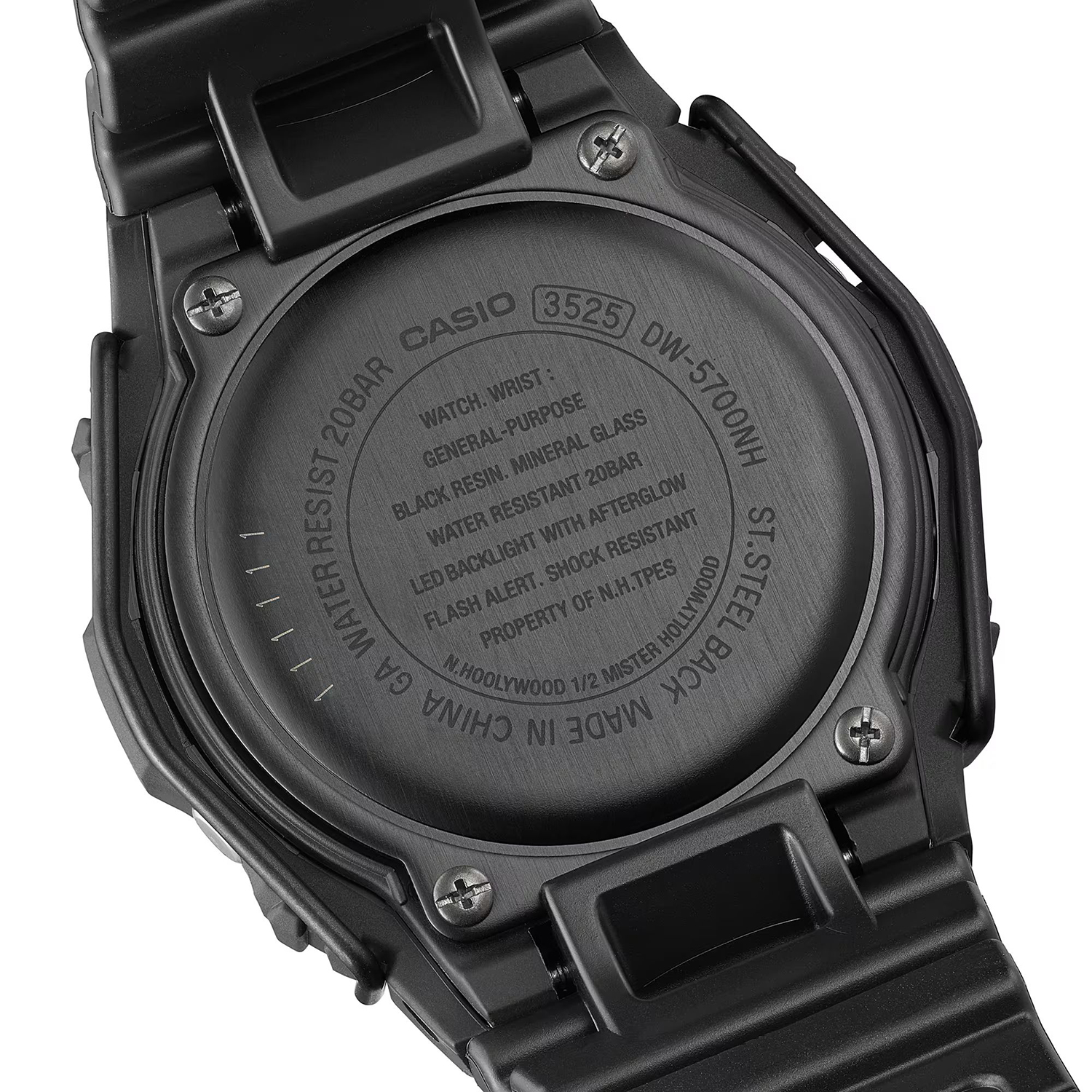 zegarek G-SHOCK DW-5700NH-1ER czarny G-SHOCK - miniatura 9