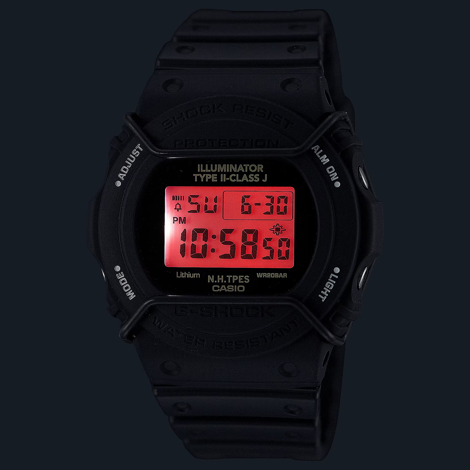 zegarek G-SHOCK DW-5700NH-1ER NHoolywood 10th Collaboration G-SHOCK mineralne - miniatura 2