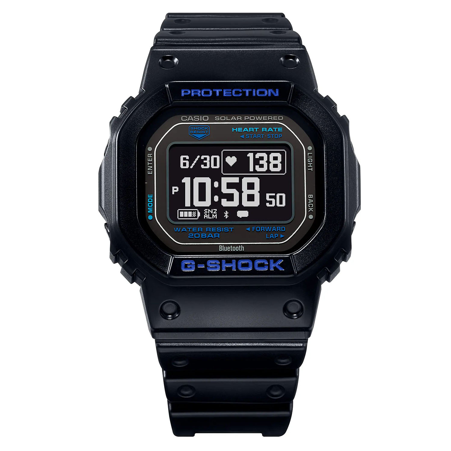 zegarek G-SHOCK DW-H5600-1A2ER męski z krokomierz G-SHOCK G-SQUAD - miniatura 2