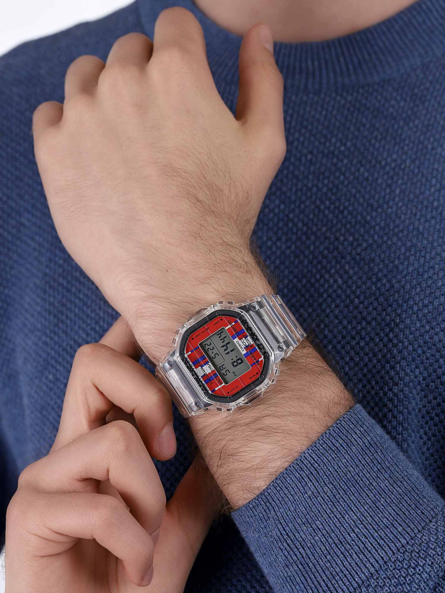 zegarek G-SHOCK DWE-5600KS-7ER KASHIWA SATO LIMITED EDITION + ZESTAW PASKÓW G-SHOCK Original mineralne