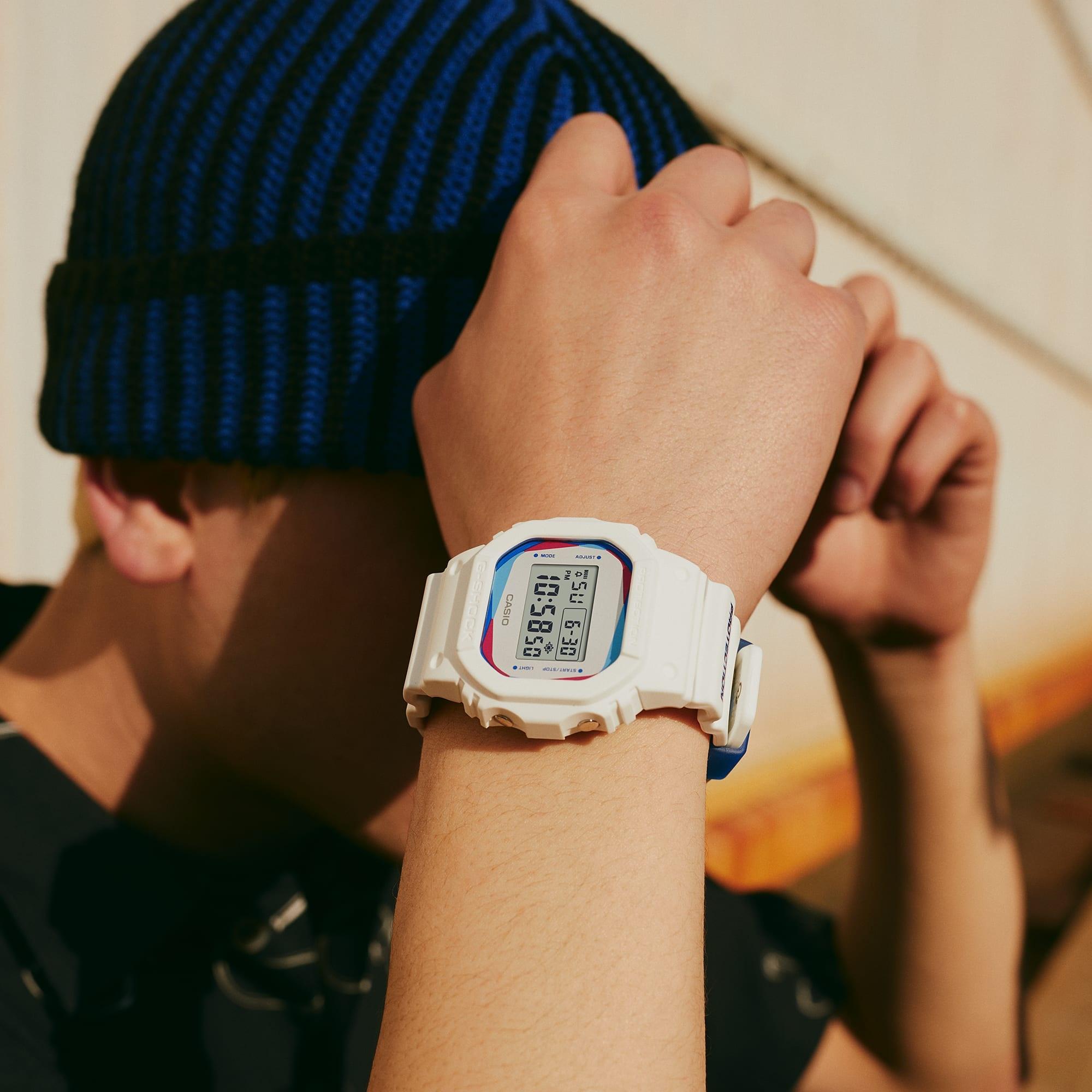 zegarek G-SHOCK DWE-5600PR-2ER niebieski G-SHOCK Original - miniatura 8