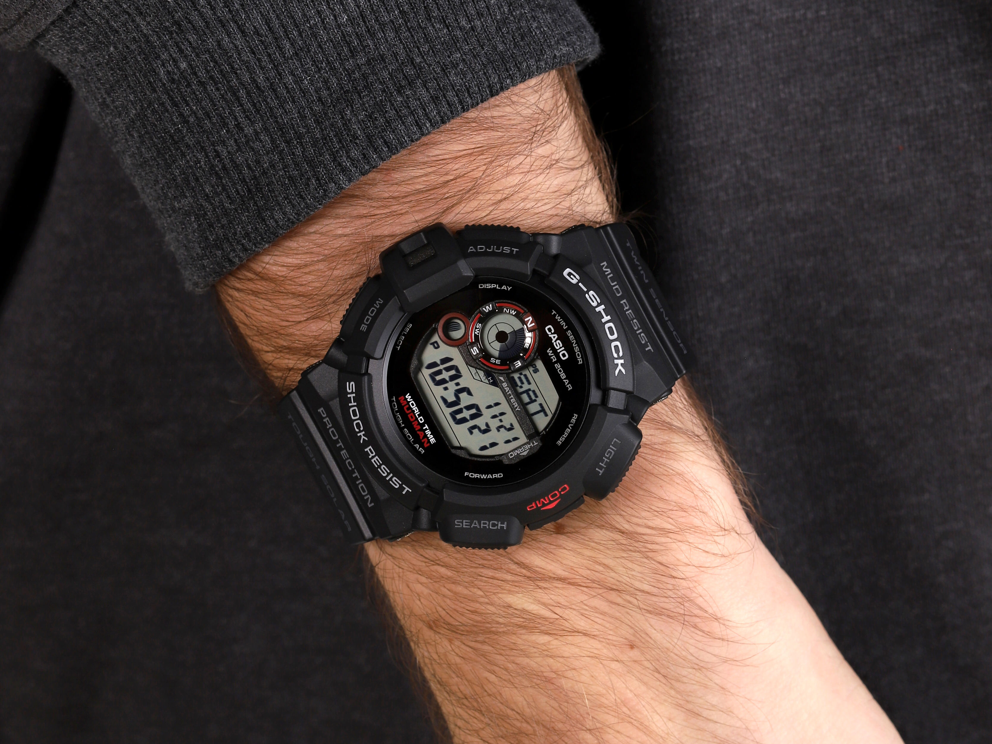 zegarek G-Shock G-9300-1ER czarny G-SHOCK Master of G