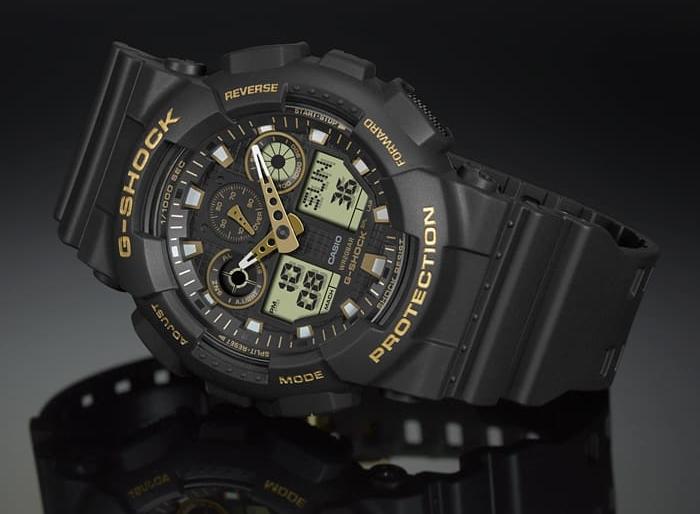zegarek G-SHOCK GA-100GBX-1A9ER kwarcowy męski G-SHOCK Original