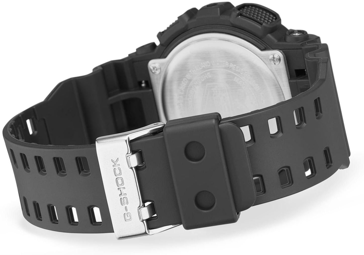zegarek G-SHOCK GA-100MF-1AER kwarcowy męski G-SHOCK Original G-SHOCK MULTI-FLUORESCENT ACCENTS