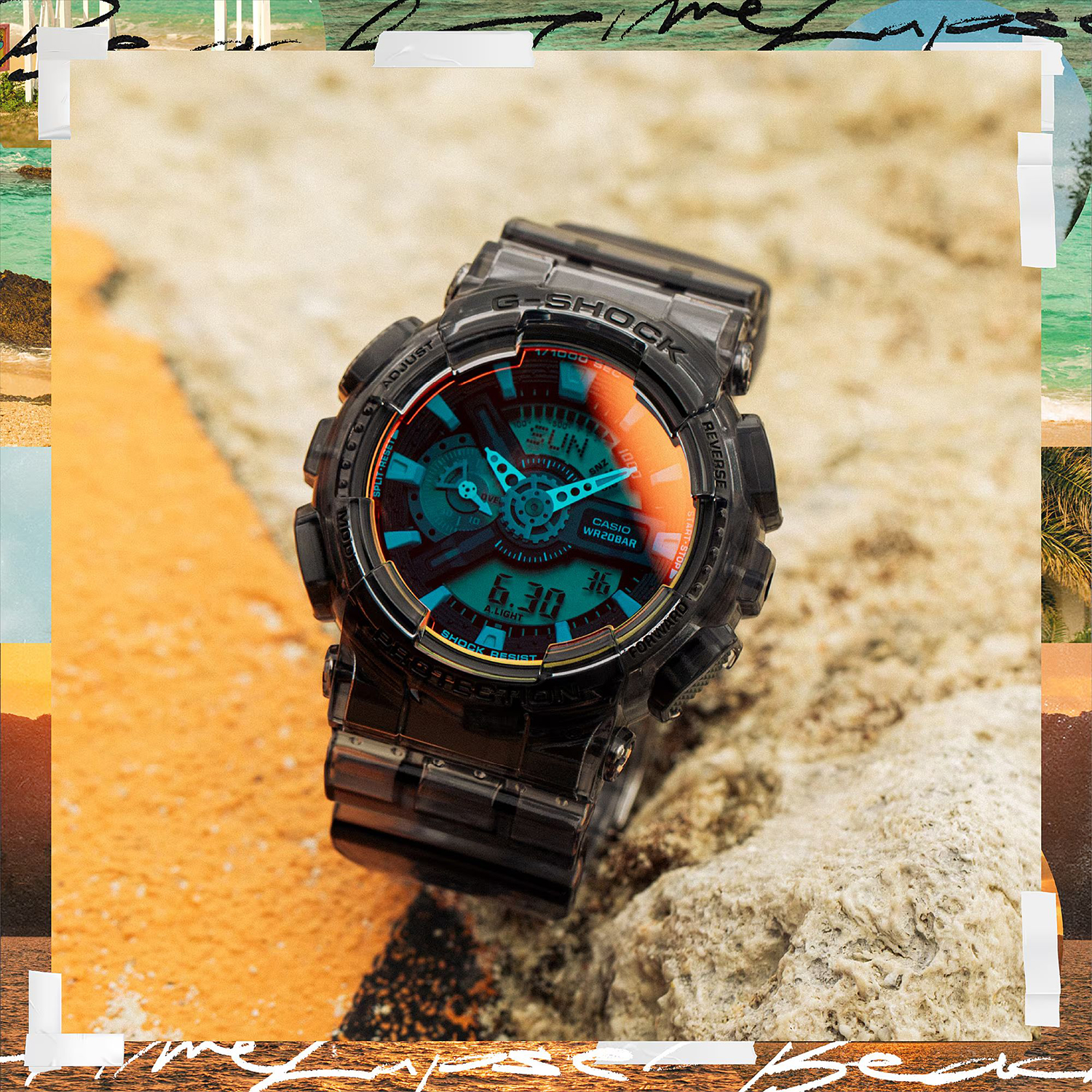 zegarek G-SHOCK GA-110TLS-8AER kwarcowy męski G-SHOCK Original - miniatura 4