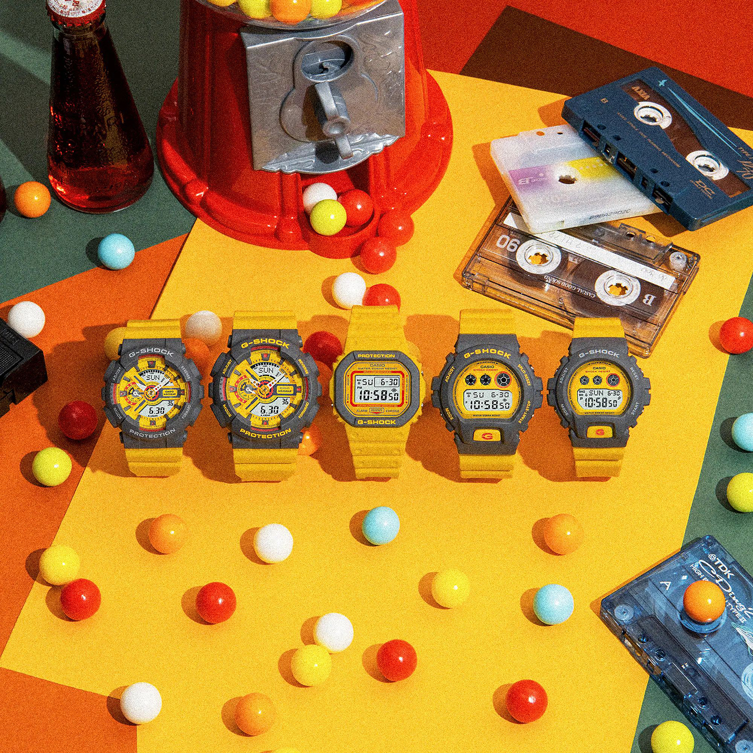 zegarek G-SHOCK GA-110Y-9AER czarny G-SHOCK Original - miniatura 5