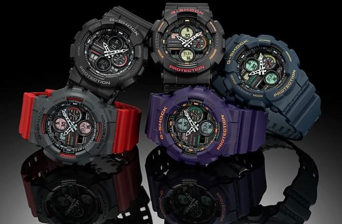 zegarek G-SHOCK GA-140-1A4ER G-SHOCK Original mineralne
