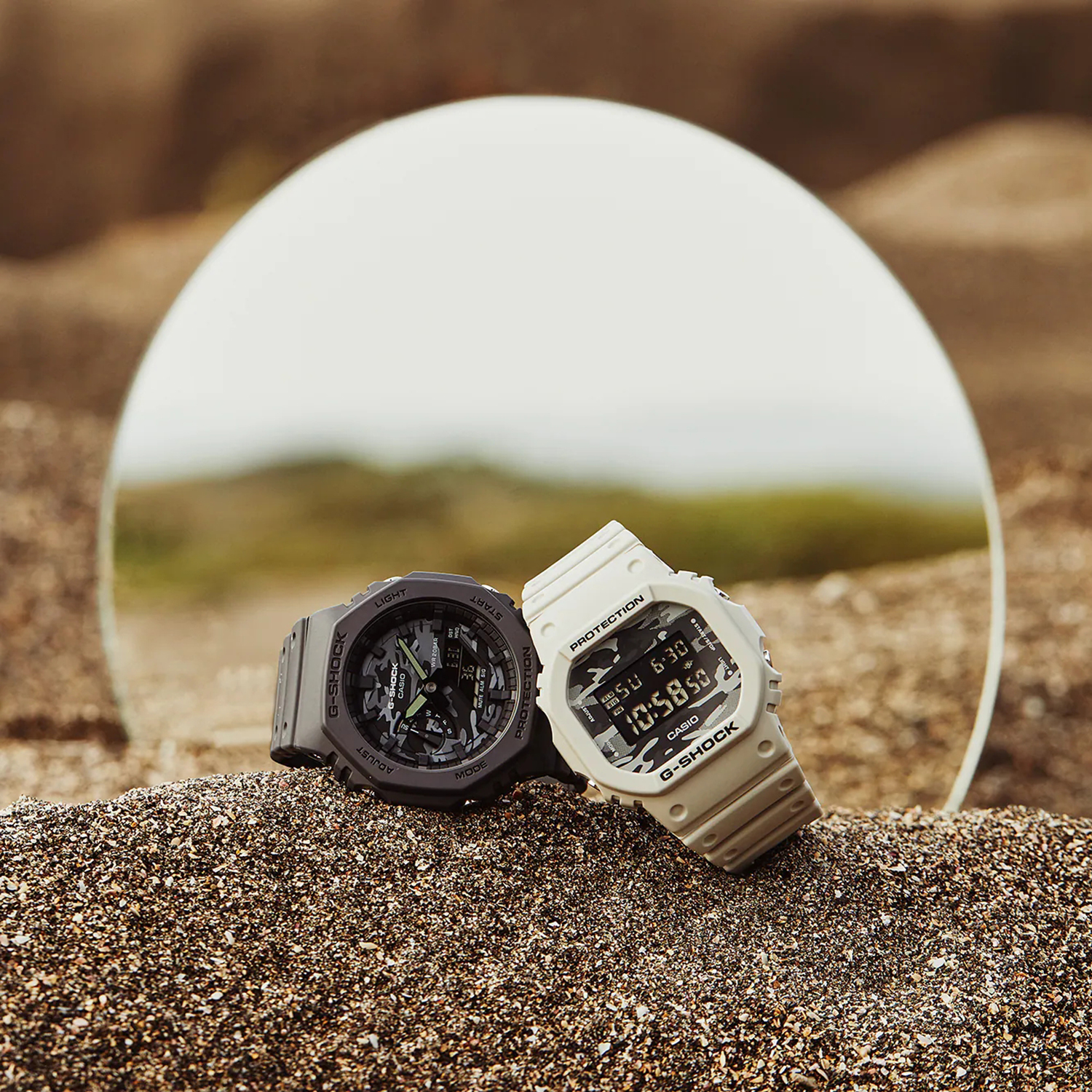 zegarek G-SHOCK GA-2100CA-8AER czarny G-SHOCK - miniatura 7