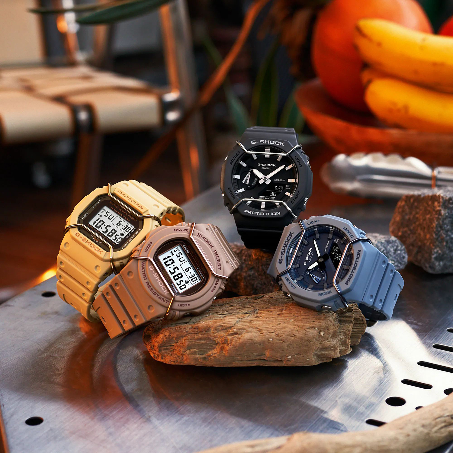 zegarek G-SHOCK GA-2100PT-2AER kwarcowy męski G-SHOCK Original - miniatura 5