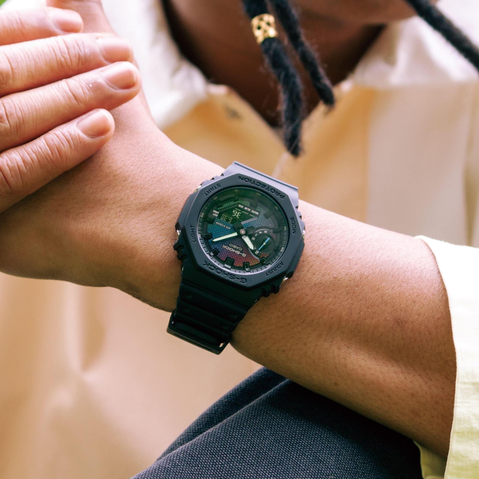 zegarek G-SHOCK GA-2100RW-1AER kwarcowy męski G-SHOCK Original - miniatura 7