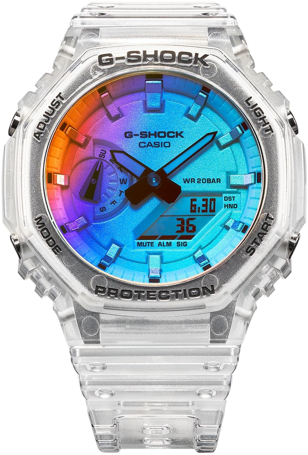 zegarek G-SHOCK GA-2100SRS-7AER G-SHOCK IRIDESCENT COLORS G-SHOCK Original mineralne - miniatura 13