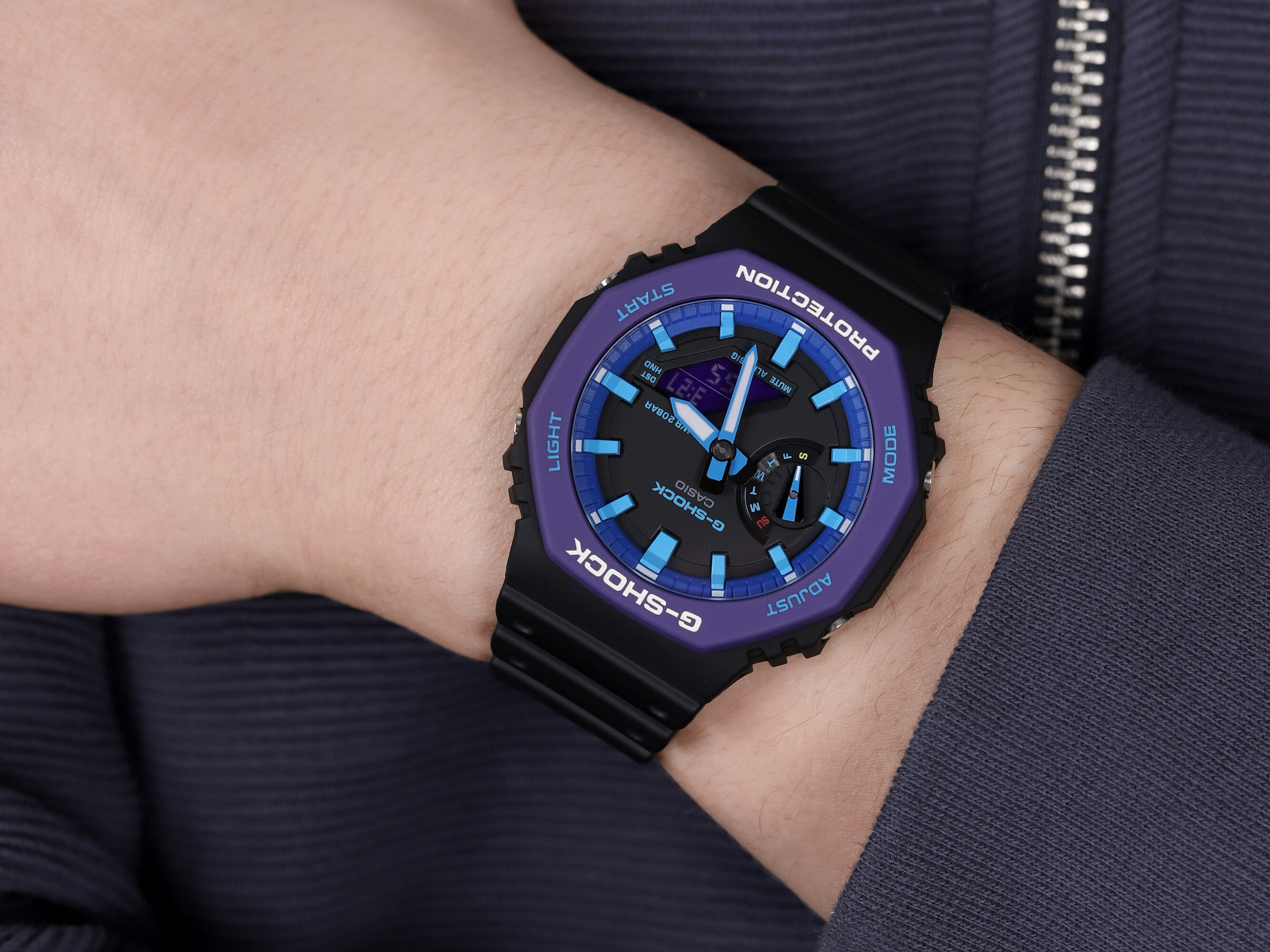 zegarek G-Shock GA-2100THS-1AER kwarcowy męski G-Shock Throwback 1990s