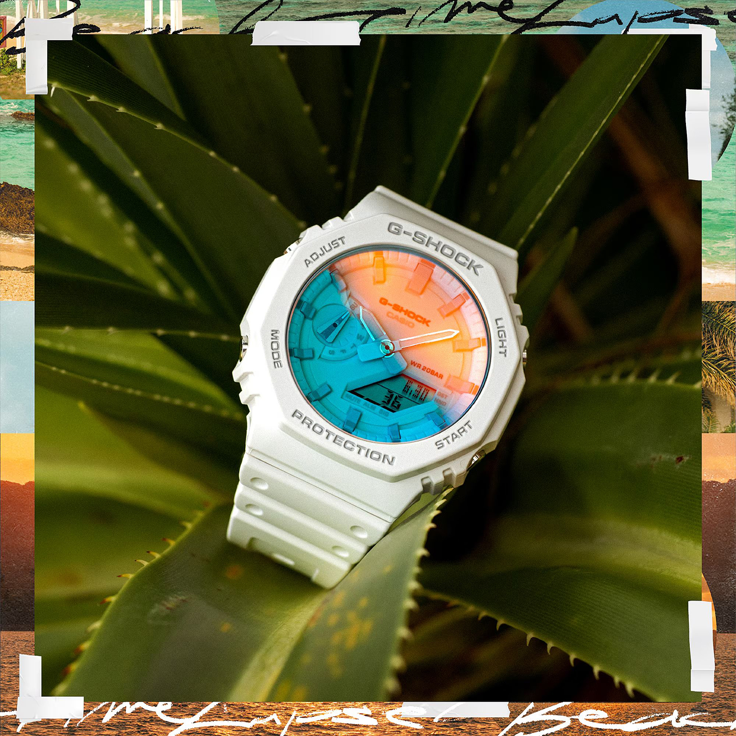 zegarek G-SHOCK GA-2100TL-7AER kwarcowy męski G-SHOCK Original - miniatura 6