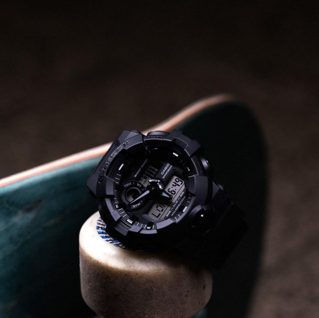 zegarek G-SHOCK GA-700BCE-1AER kwarcowy męski G-SHOCK Original UTILITY BLACK - miniatura 7