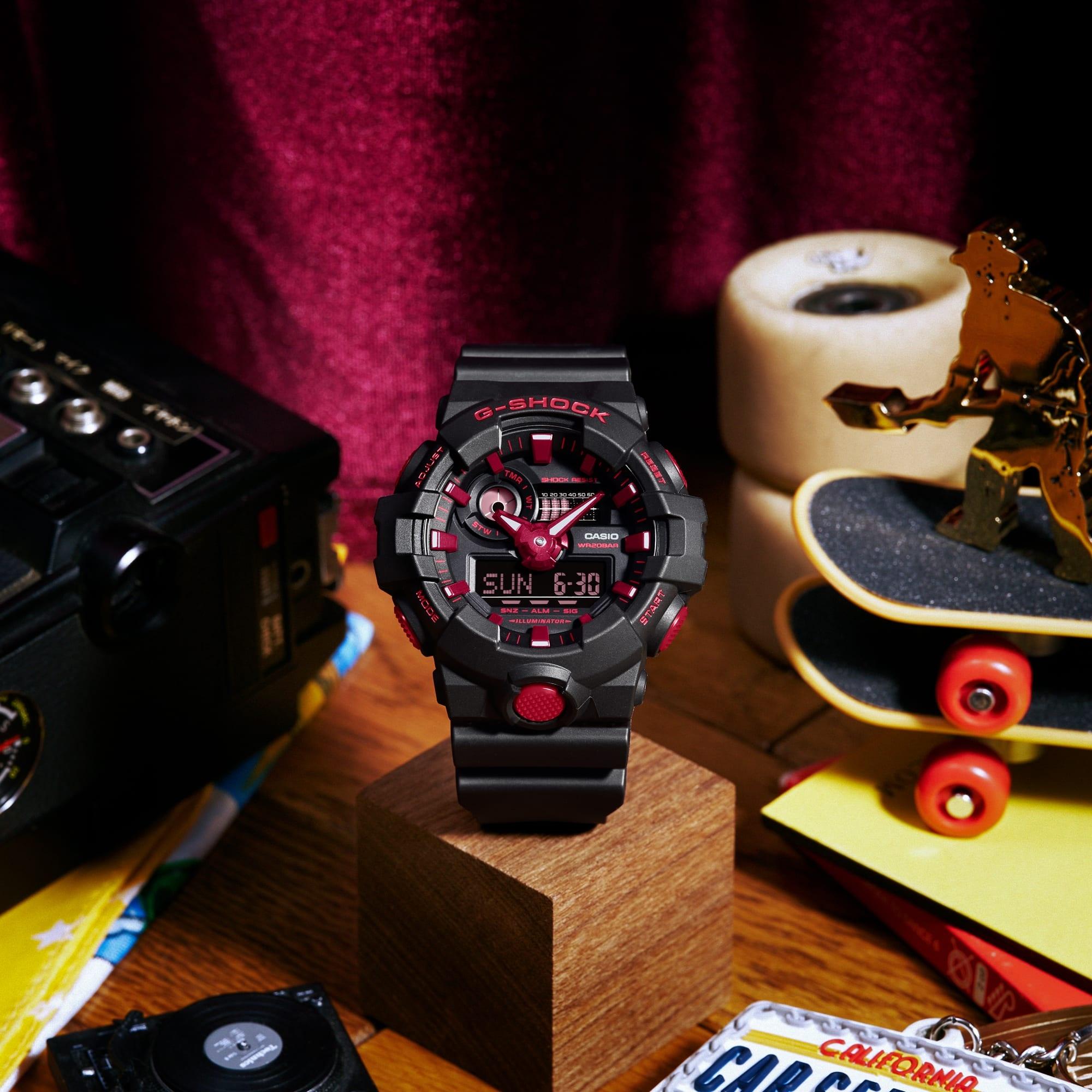 zegarek G-SHOCK GA-700BNR-1AER czarny G-SHOCK Original - miniatura 10