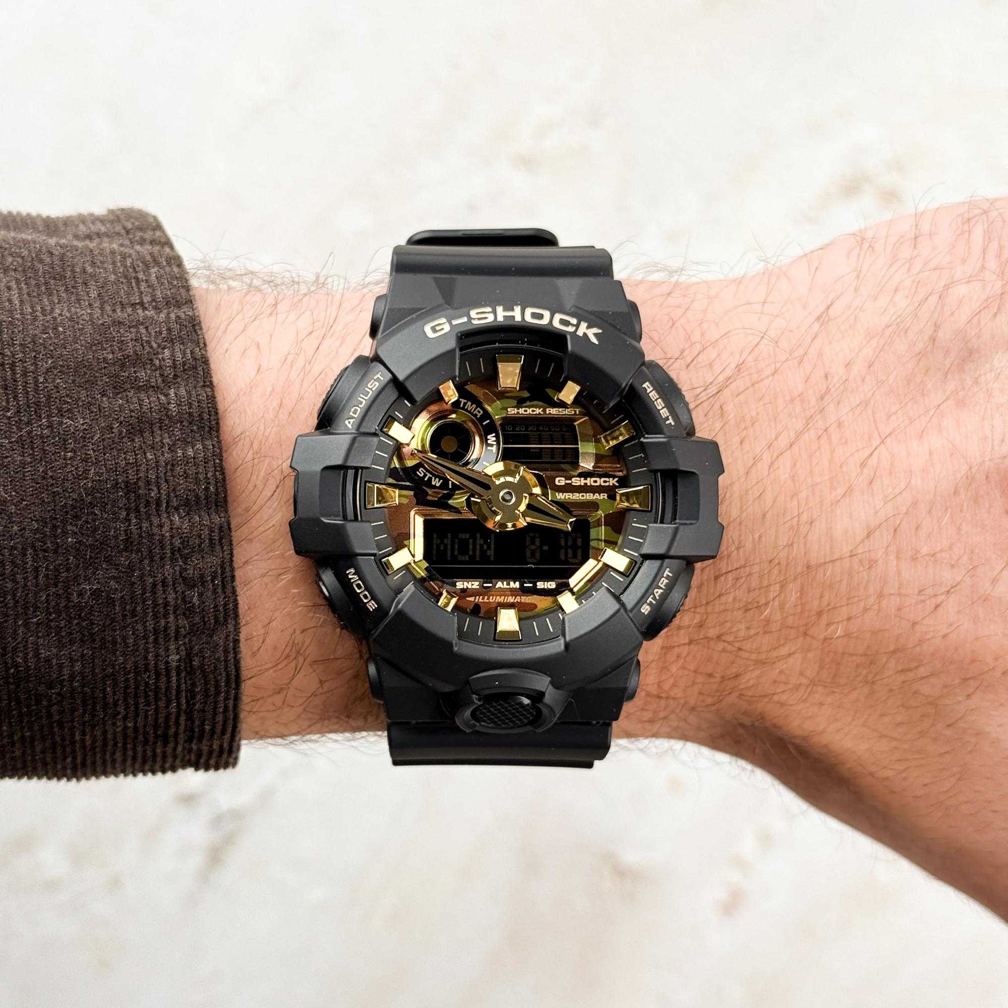 zegarek G-SHOCK GA-700CF-1AER czarny G-SHOCK - miniatura 10