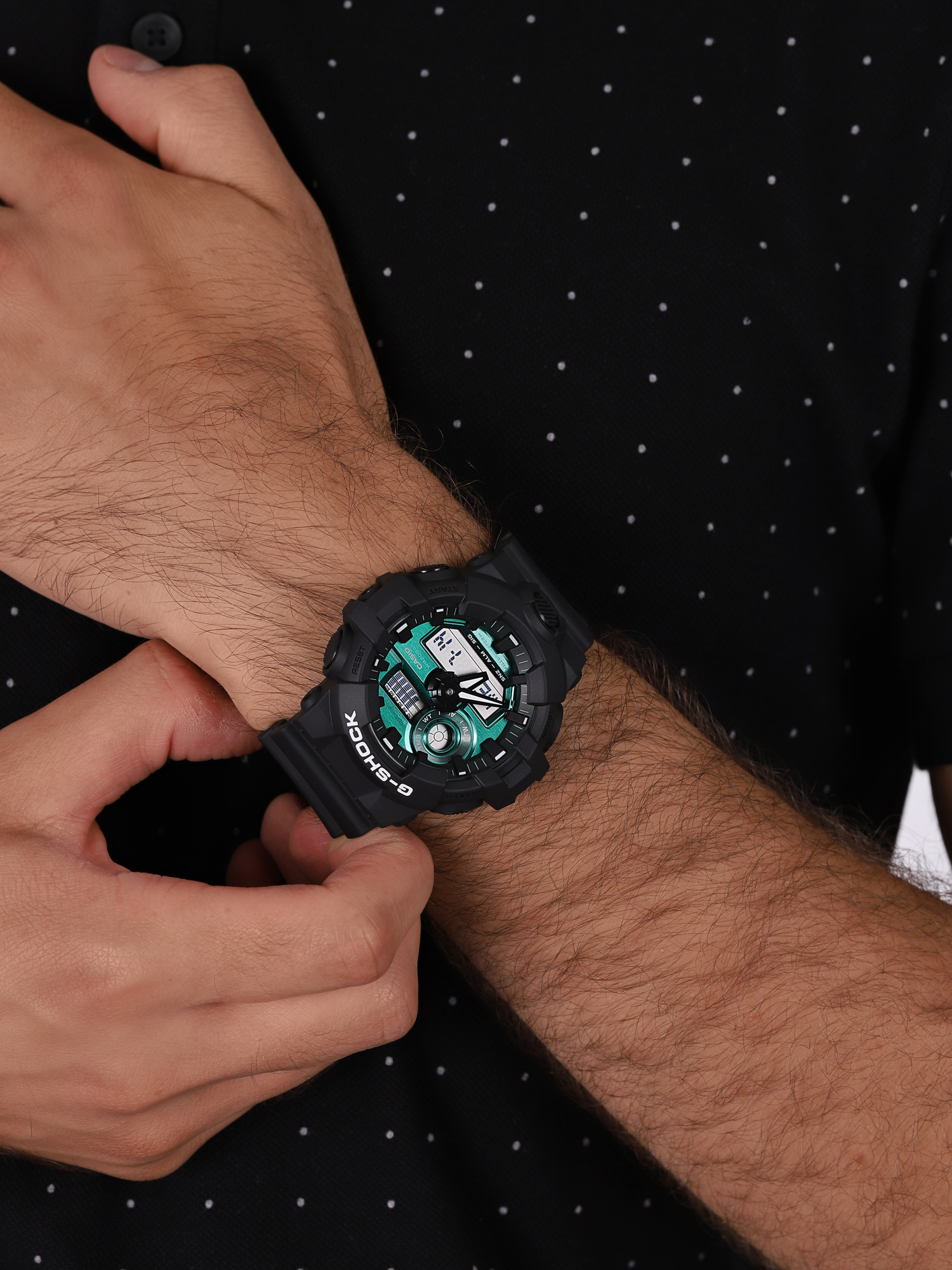 zegarek G-SHOCK GA-700MG-1AER kwarcowy męski G-SHOCK Original G-SHOCK ORIGINAL MIDNIGHT GREEN - miniatura 7