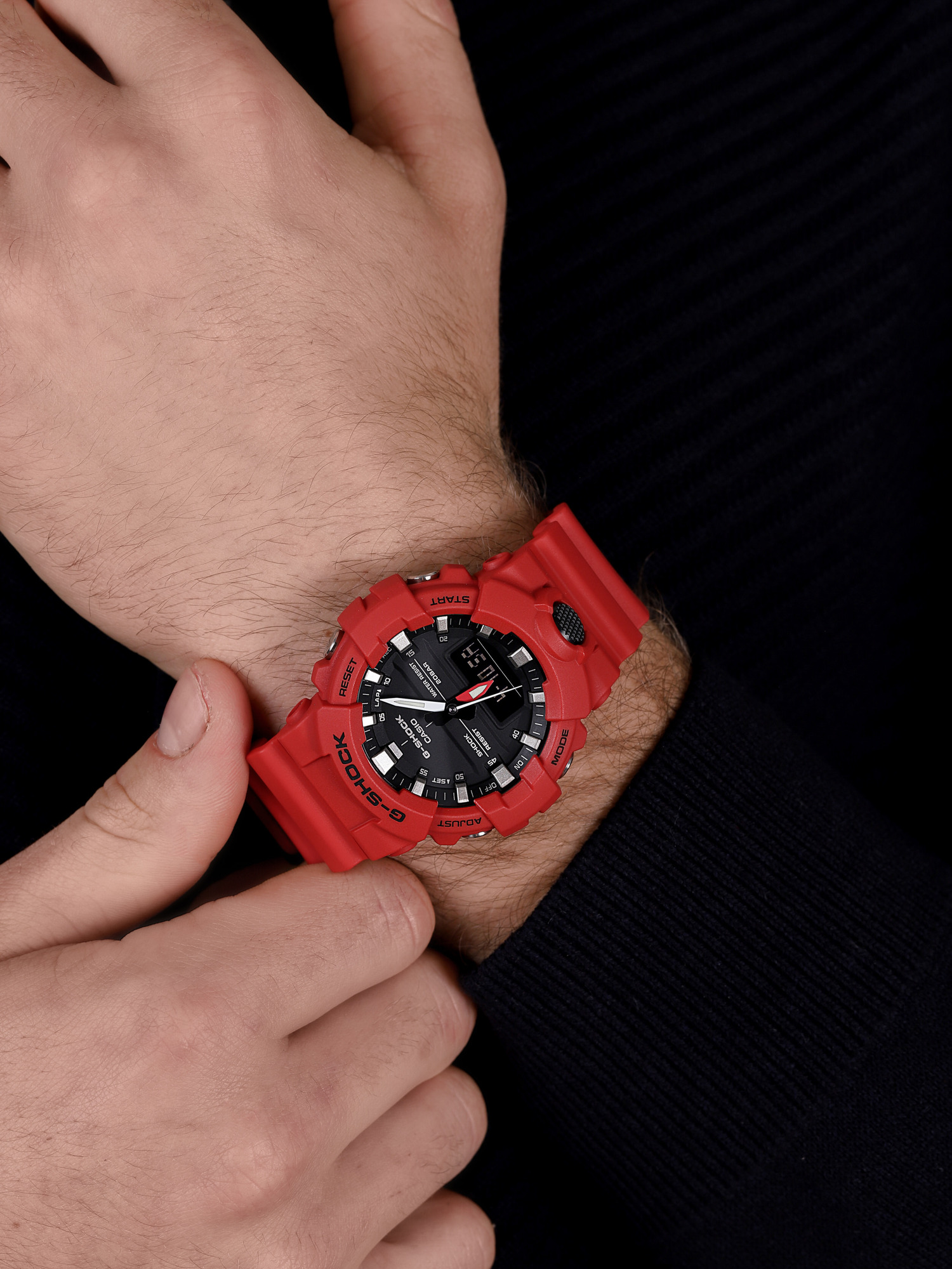 zegarek G-SHOCK GA-800-4AER czerwony G-SHOCK Original