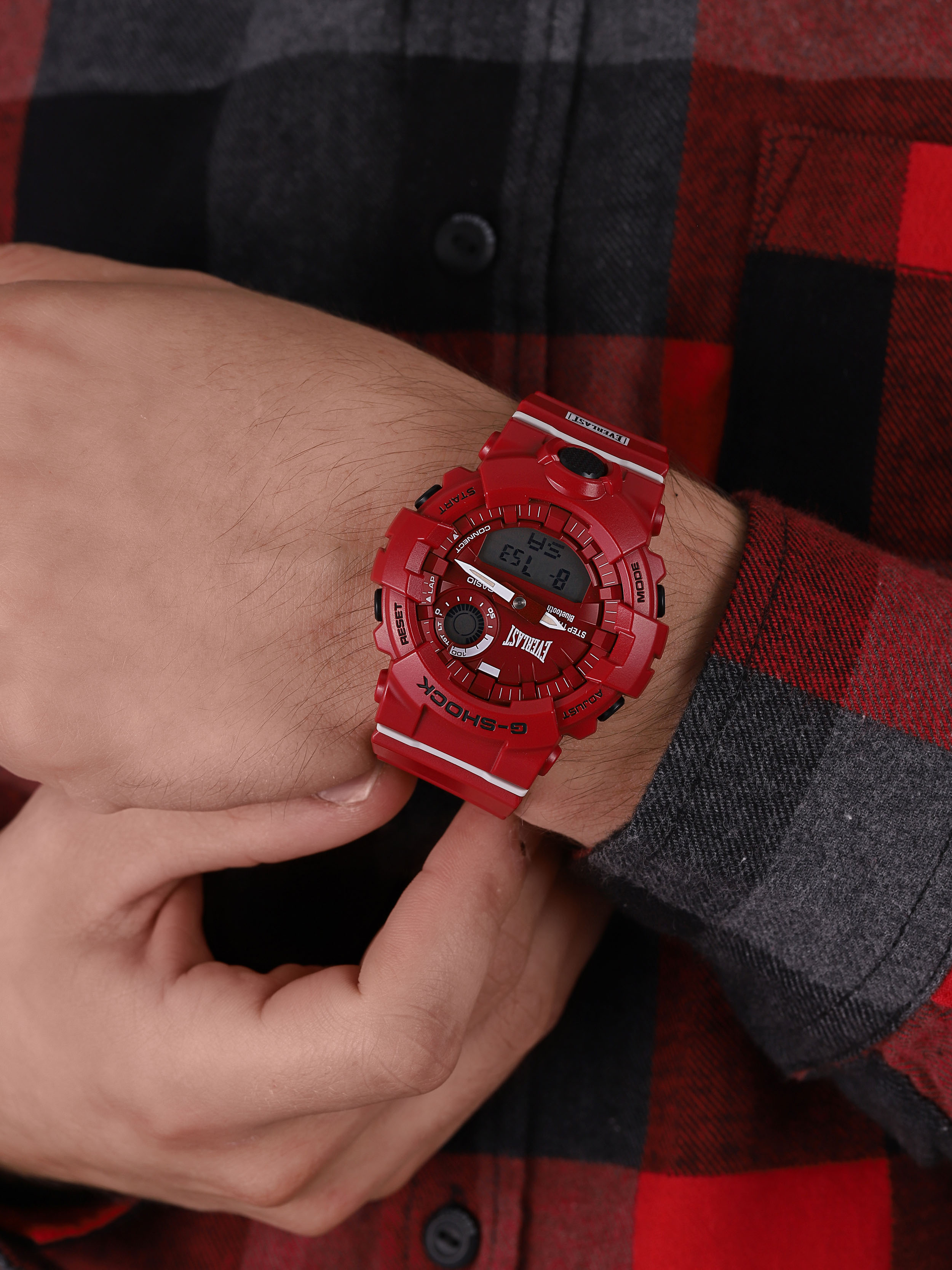 zegarek G-SHOCK GBA-800EL-4AER kwarcowy męski G-SHOCK G-SQUAD G-SQUAD BLUETOOTH SYNC STEP TRACKER Everlast x G-Shock - miniatura 3