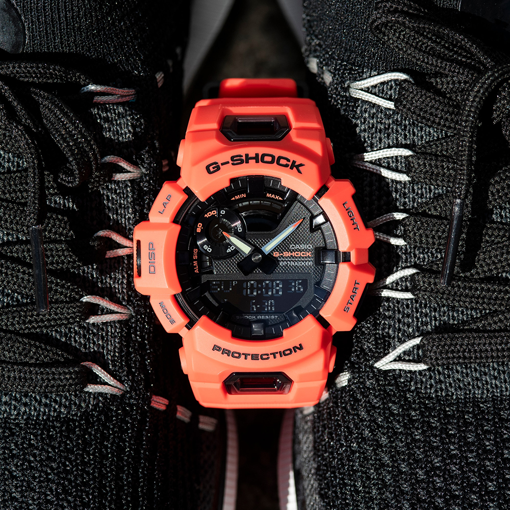 zegarek G-SHOCK GBA-900-4AER męski z krokomierz Budzik