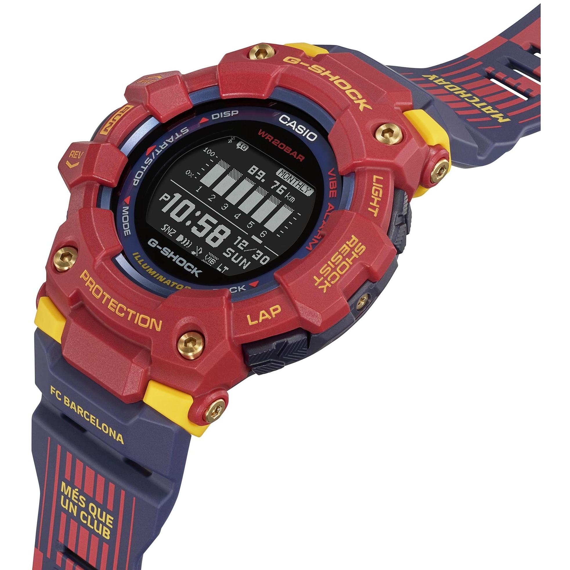 zegarek G-SHOCK GBD-100BAR-4ER czarny G-SHOCK G-SQUAD