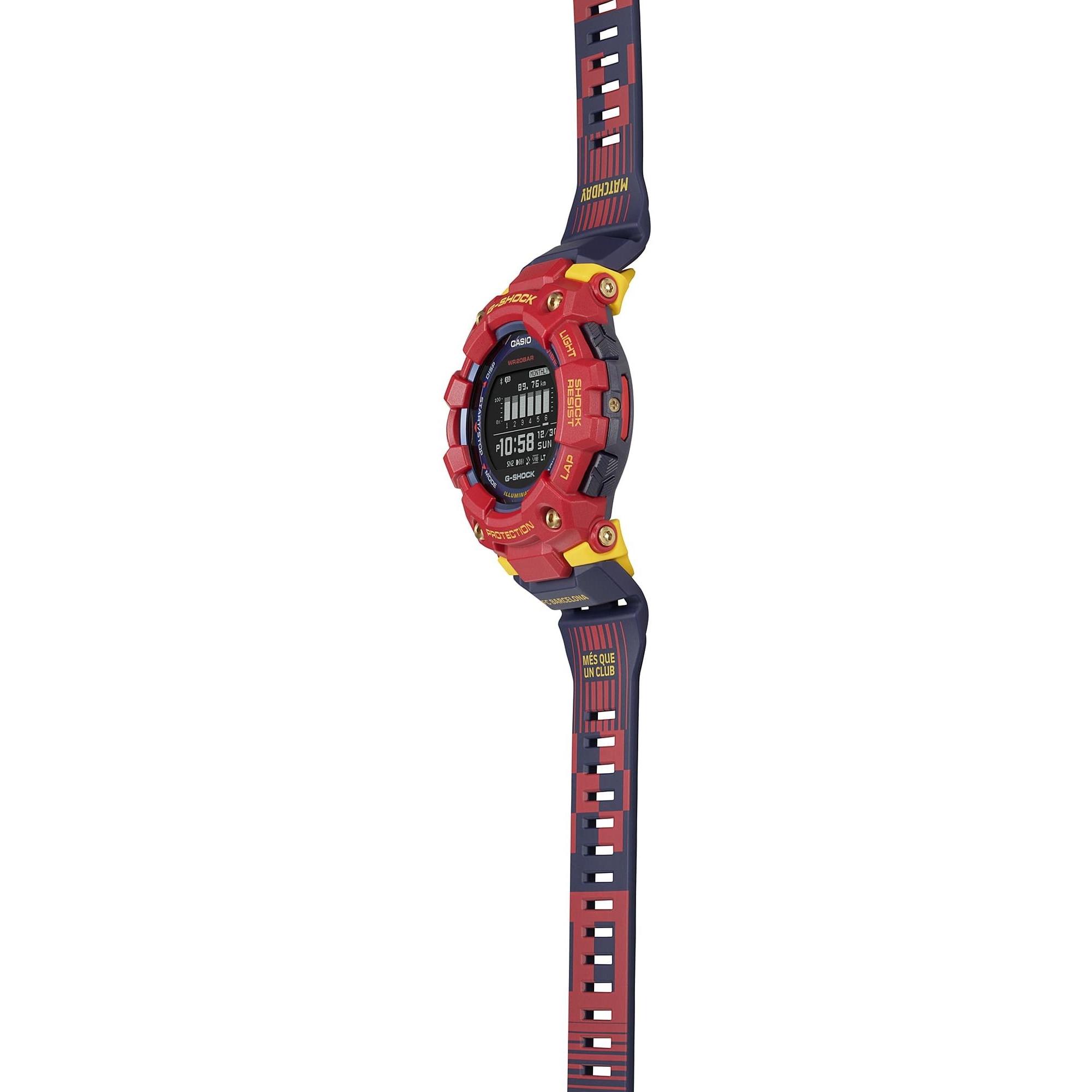 zegarek G-SHOCK GBD-100BAR-4ER kwarcowy męski G-SHOCK G-SQUAD