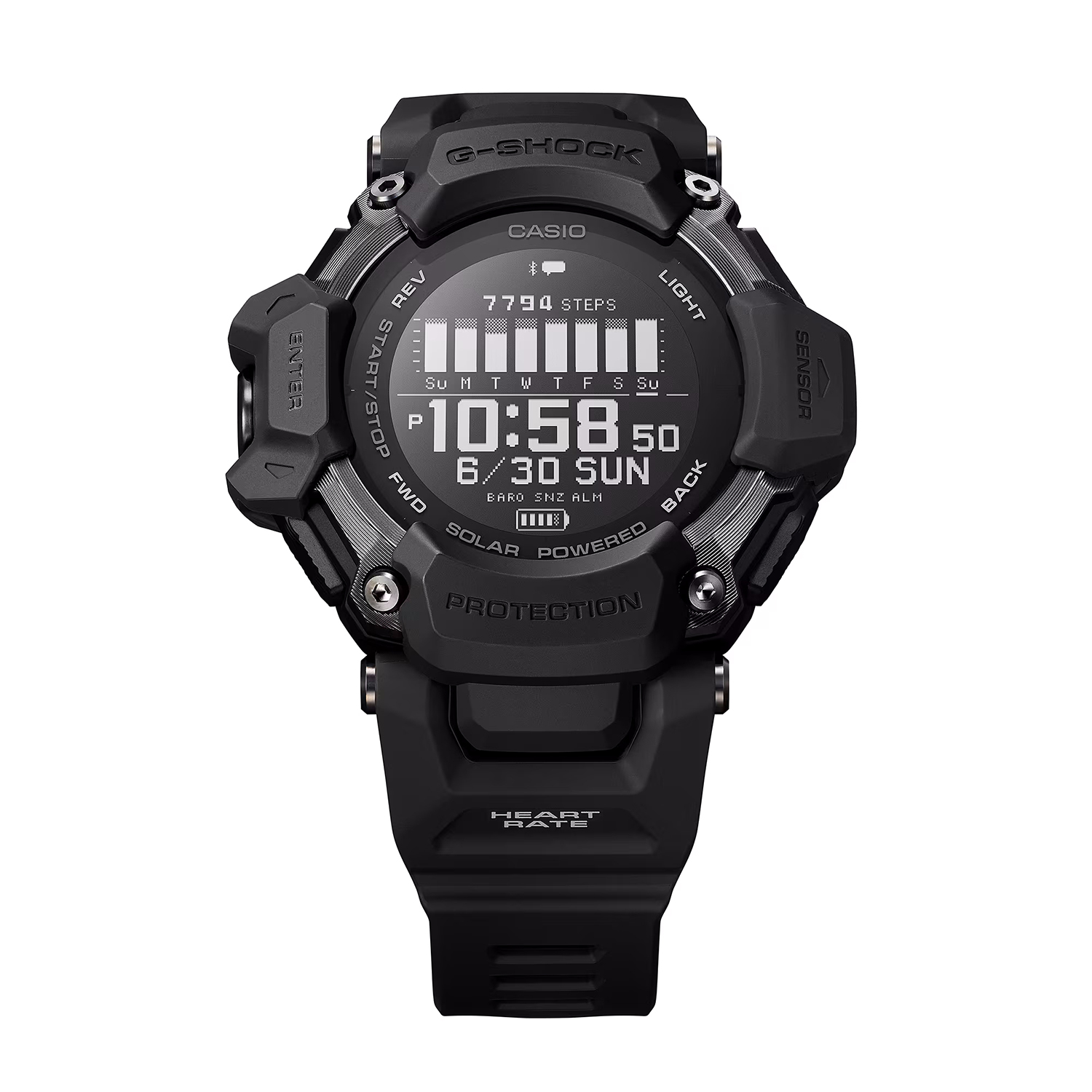 zegarek G-SHOCK GBD-H2000-1BER męski z termometr G-SHOCK G-SQUAD - miniatura 2