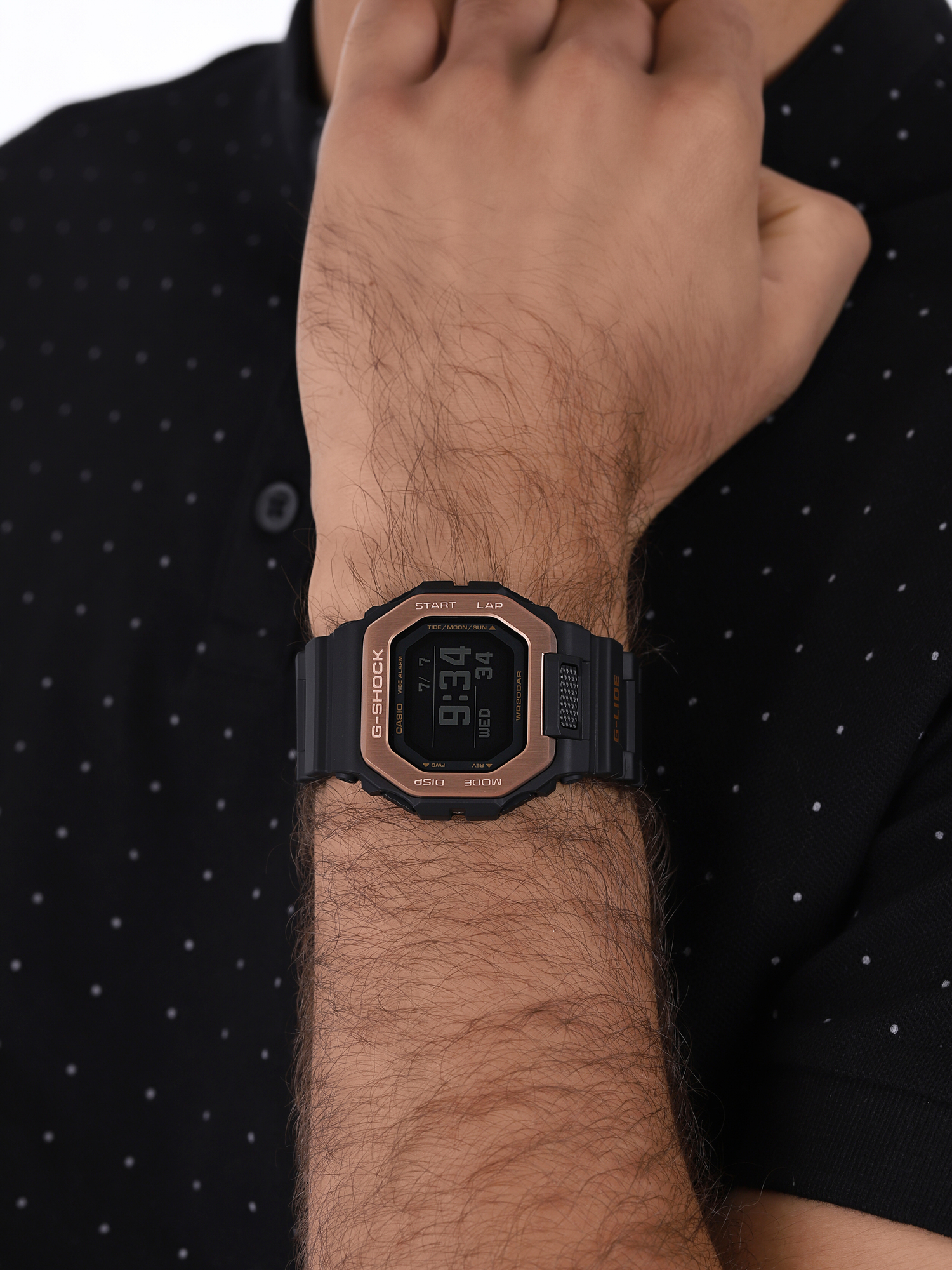 zegarek G-SHOCK GBX-100NS-4ER G-LIDE G-SHOCK Original mineralne