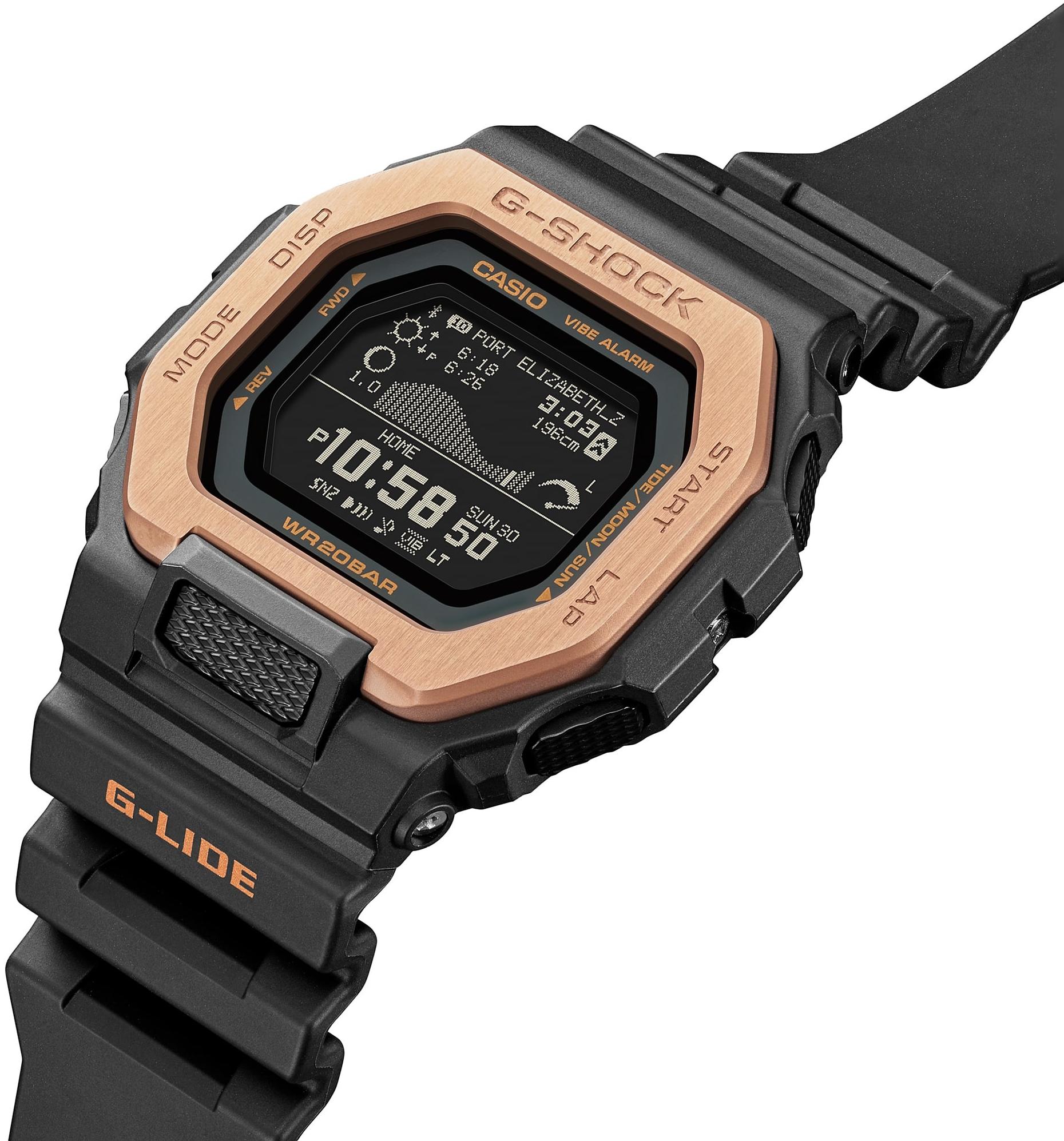 zegarek G-SHOCK GBX-100NS-4ER kwarcowy męski G-SHOCK Original G-LIDE