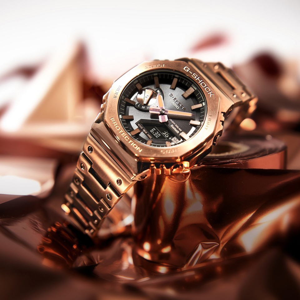 zegarek G-SHOCK GM-B2100GD-5AER G-SHOCK ORIGINAL FULL METAL G-SHOCK Original mineralne